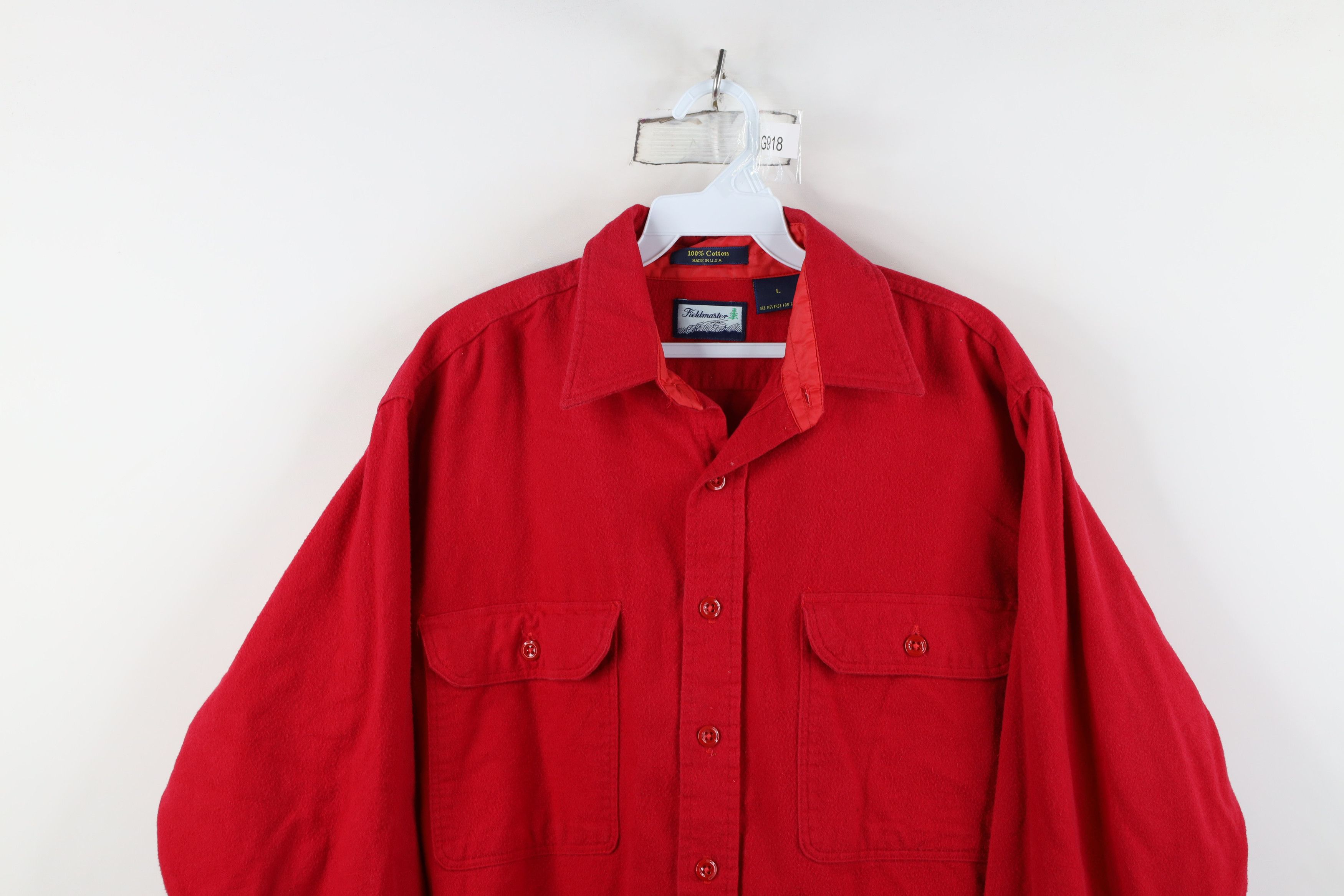 Vintage Vintage 70s Streetwear Cloth Collared Button Shirt USA Size US L / EU 52-54 / 3 - 2 Thumbnail
