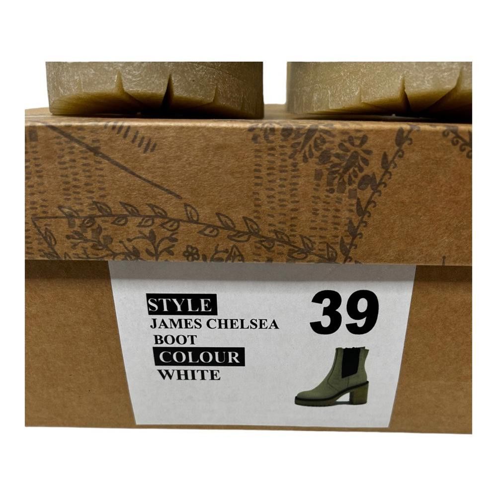 Free People Free People l NIB James Chelsea White Leather Boots Size 9 Size US 9 / IT 39 - 10 Thumbnail
