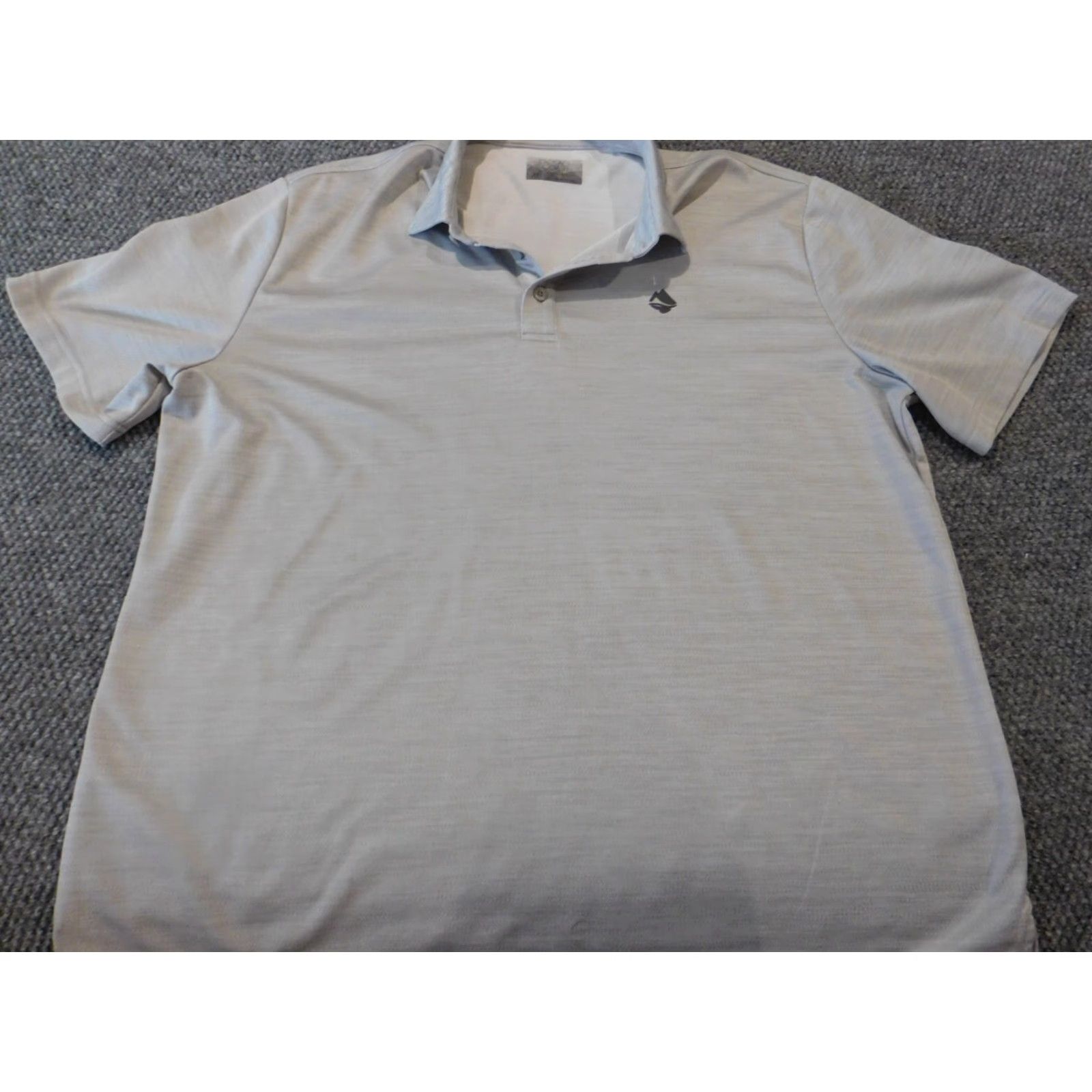 Vintage Ocean & Coast Polo Shirt Mens XL Blue Stretch Short Sleeve Button Collared Knit Cotton Polyester Golf Classic Size US XL / EU 56 / 4 - 2 Thumbnail