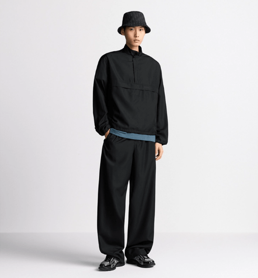 Dior o1w1db11225 513C12 Embroidery Stretch-Waist Pant in Black Size US 32 / EU 48 - 3 Thumbnail