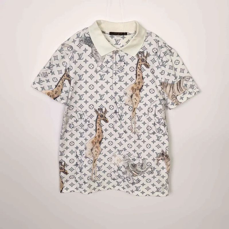 Louis Vuitton Louis Vuitton White Cotton Men's Polo Shirt 0089 Size US S / EU 44-46 / 1 - 1 Thumbnail