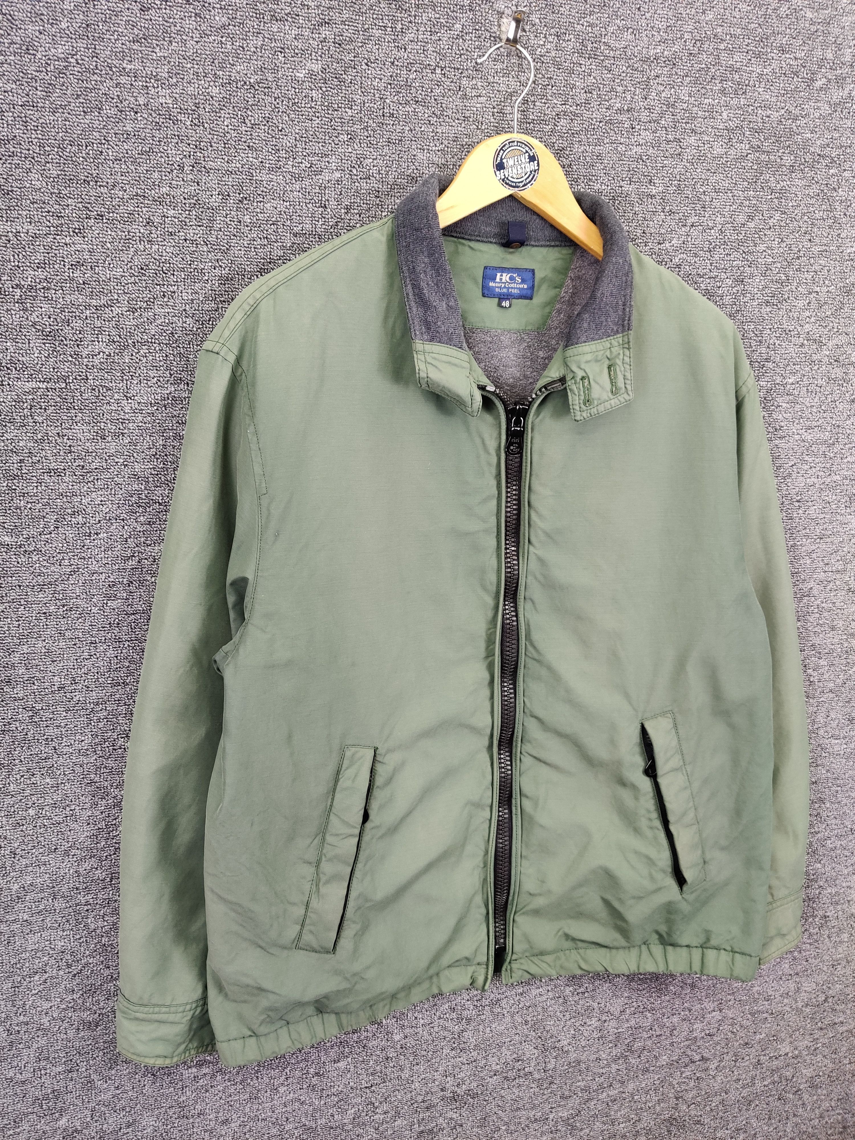 Japanese Brand Vintage Henry Cottons Lined Fleece Jacket Size US L / EU 52-54 / 3 - 5 Thumbnail