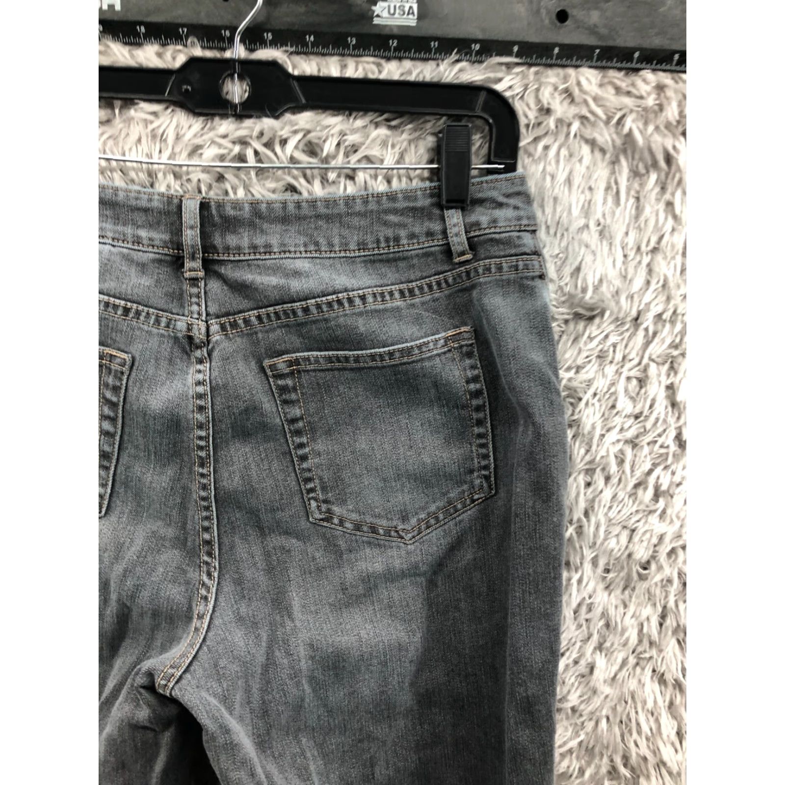 Coldwater Creek Coldwater Creek Jeans Size 10 Long Womens Regular Straight 30 in Gray Medium Denim 5-Pocket Size 32" / US 10 / IT 46 - 6 Thumbnail