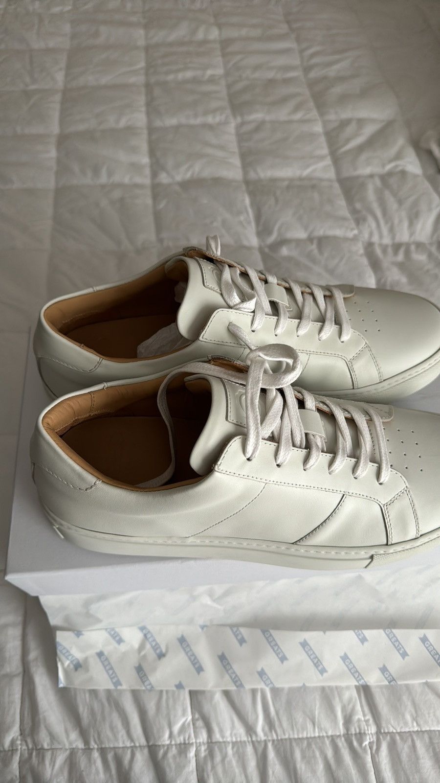 Greats Brand New pair of GREATS Italian leather sneakers Size US 9.5 / EU 42-43 - 6 Thumbnail