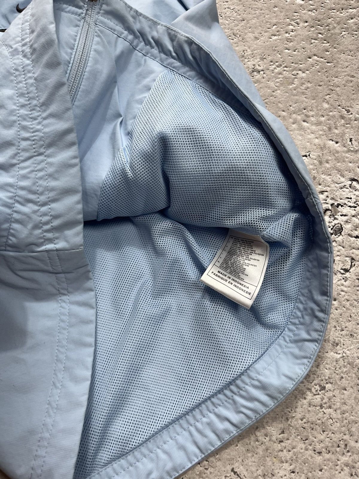 Nike Vintage Nike Women’s Light Blue Windbreaker Jacket Size XS / US 0-2 / IT 36-38 - 11 Thumbnail