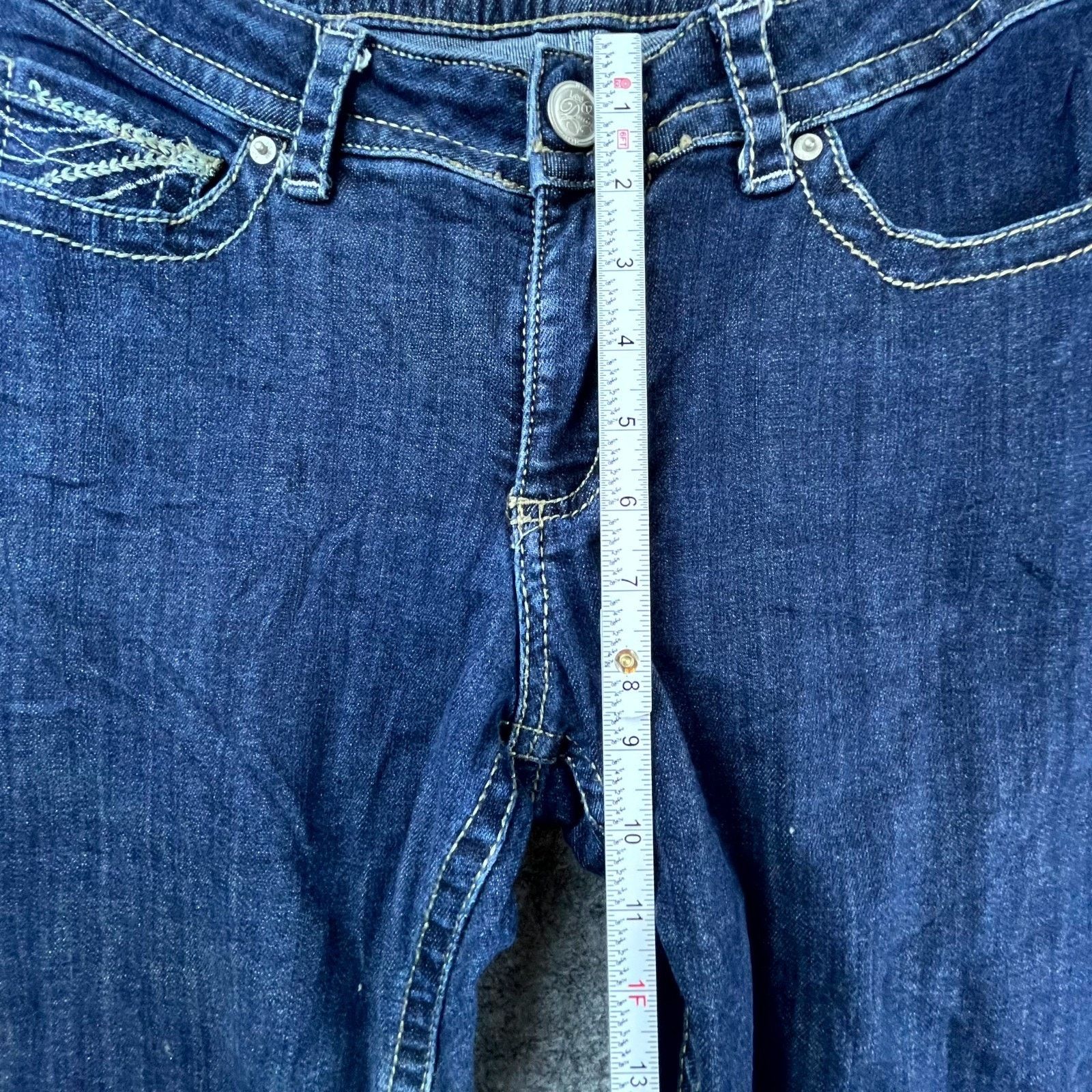 Lee Lee Slender Secret Lower Waist Jeans Womens 8 Y2K Bootcut Size 30" / US 8 / IT 44 - 8 Thumbnail