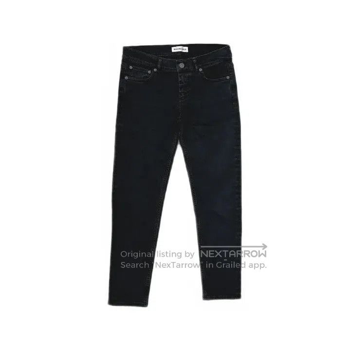 Balenciaga Balenciaga Versatile Black Denim Pants. Size US 36 / EU 52 - 2 Thumbnail