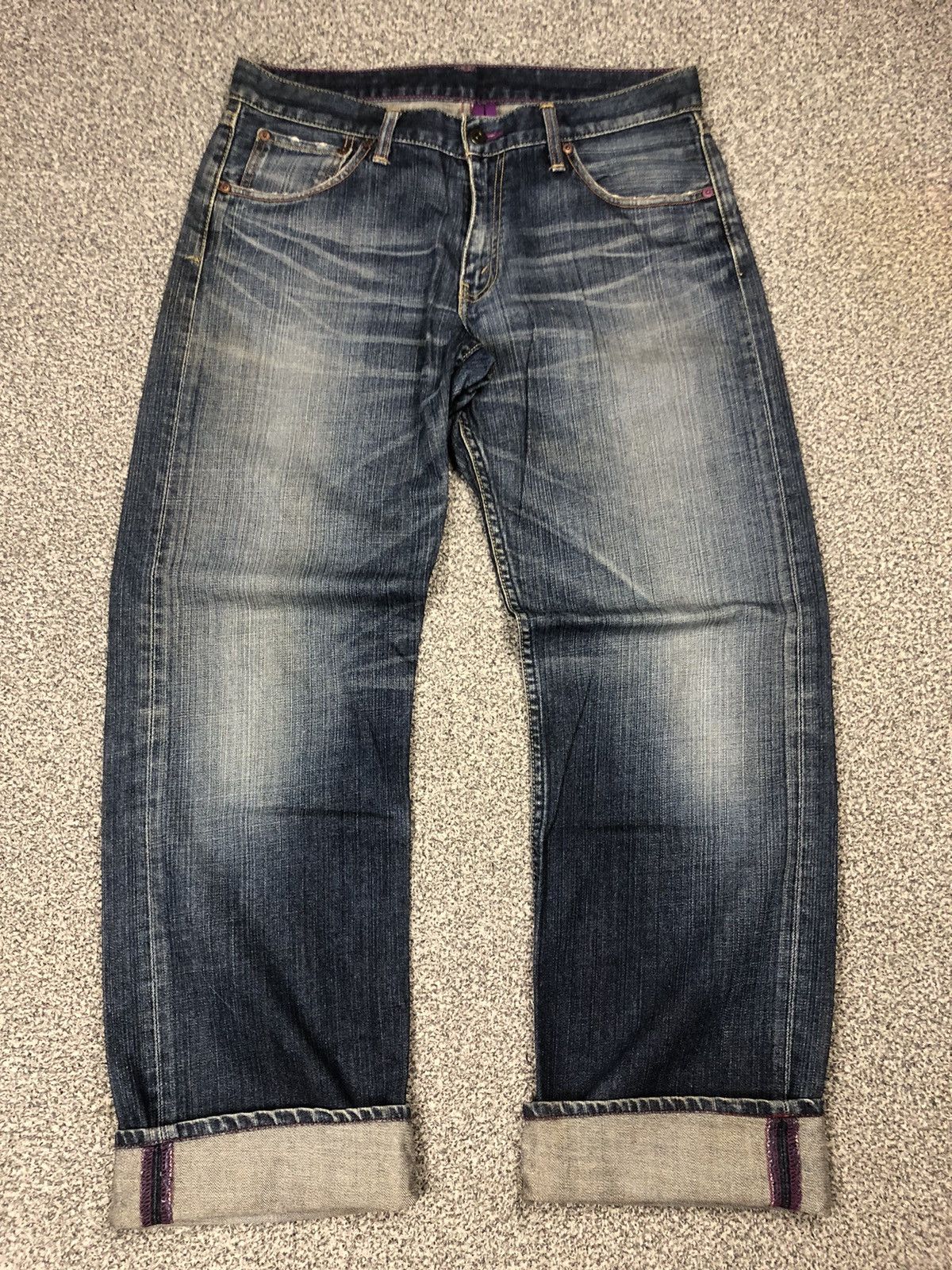 Levi's Vintage Beauty Faded Levis 503 V23 Jeans Size US 34 / EU 50 - 8 Thumbnail