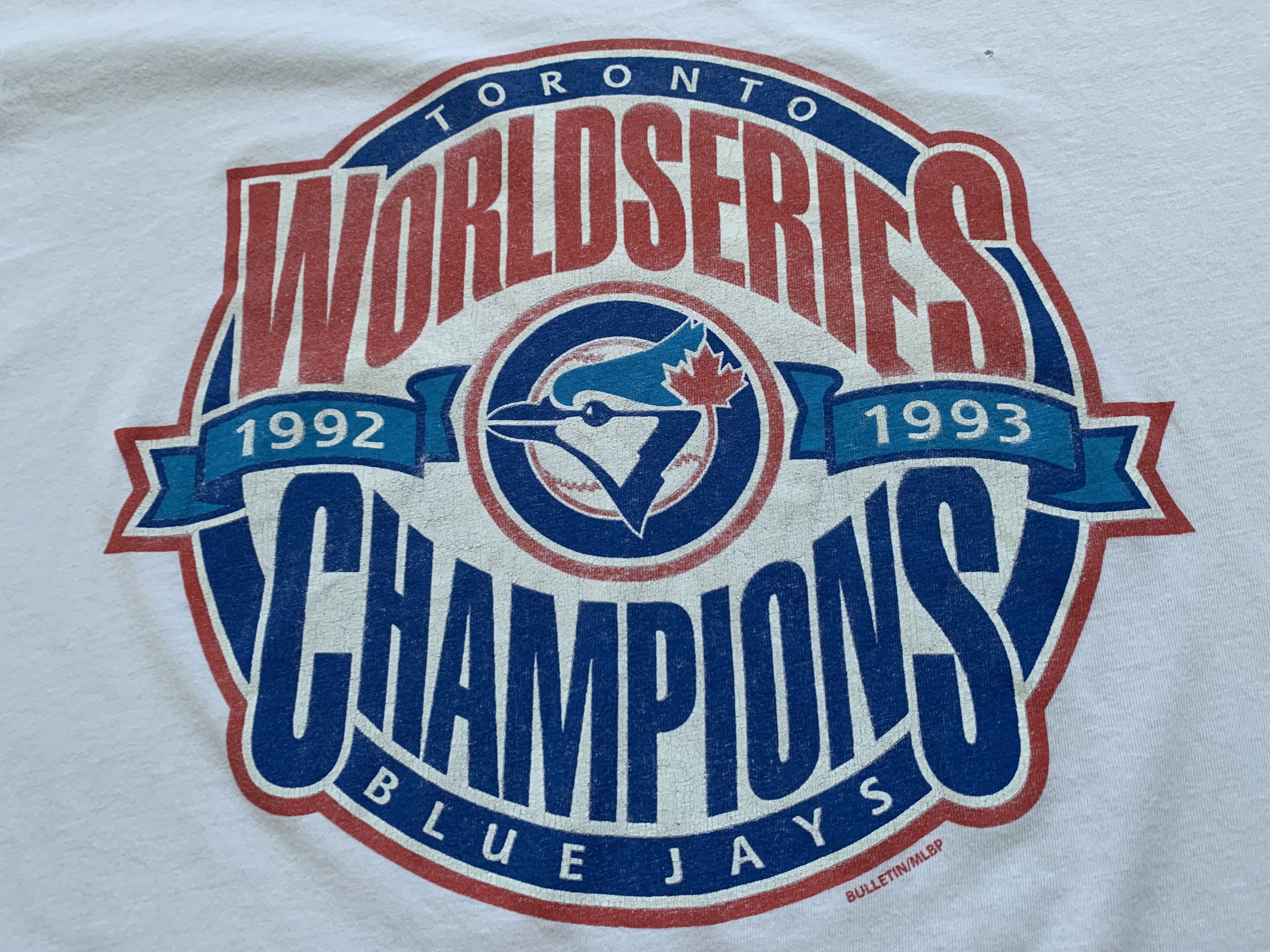 Majestic Toronto Blue Jays Back To Back White Cotton T-Shirt Size US L / EU 52-54 / 3 - 5 Thumbnail