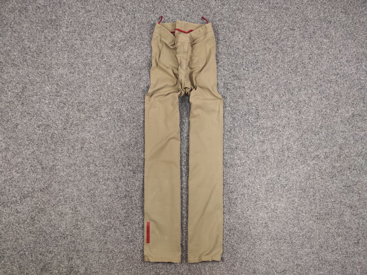 Prada Vintage Prada Red Tab Authentic Beige Trouser Women's Pants Size 30" / US 8 / IT 44 - 1 Thumbnail
