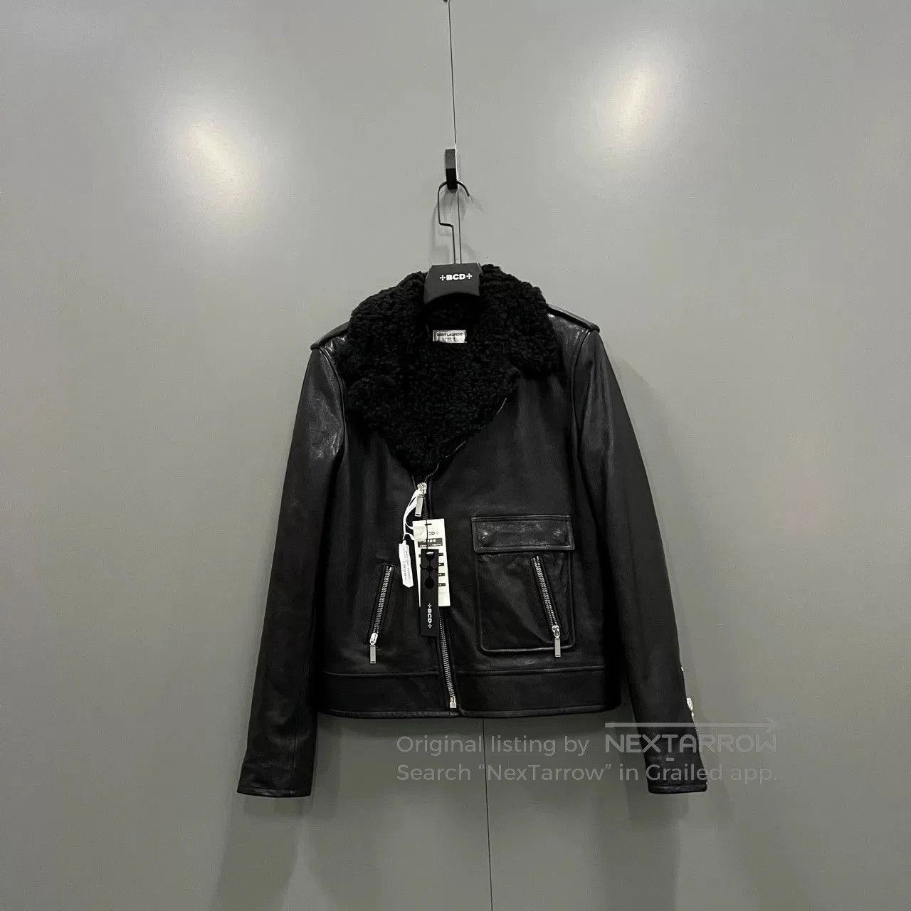 Saint Laurent Paris black saint laurent shearling jacket size 48. Size US M / EU 48-50 / 2 - 1 Thumbnail