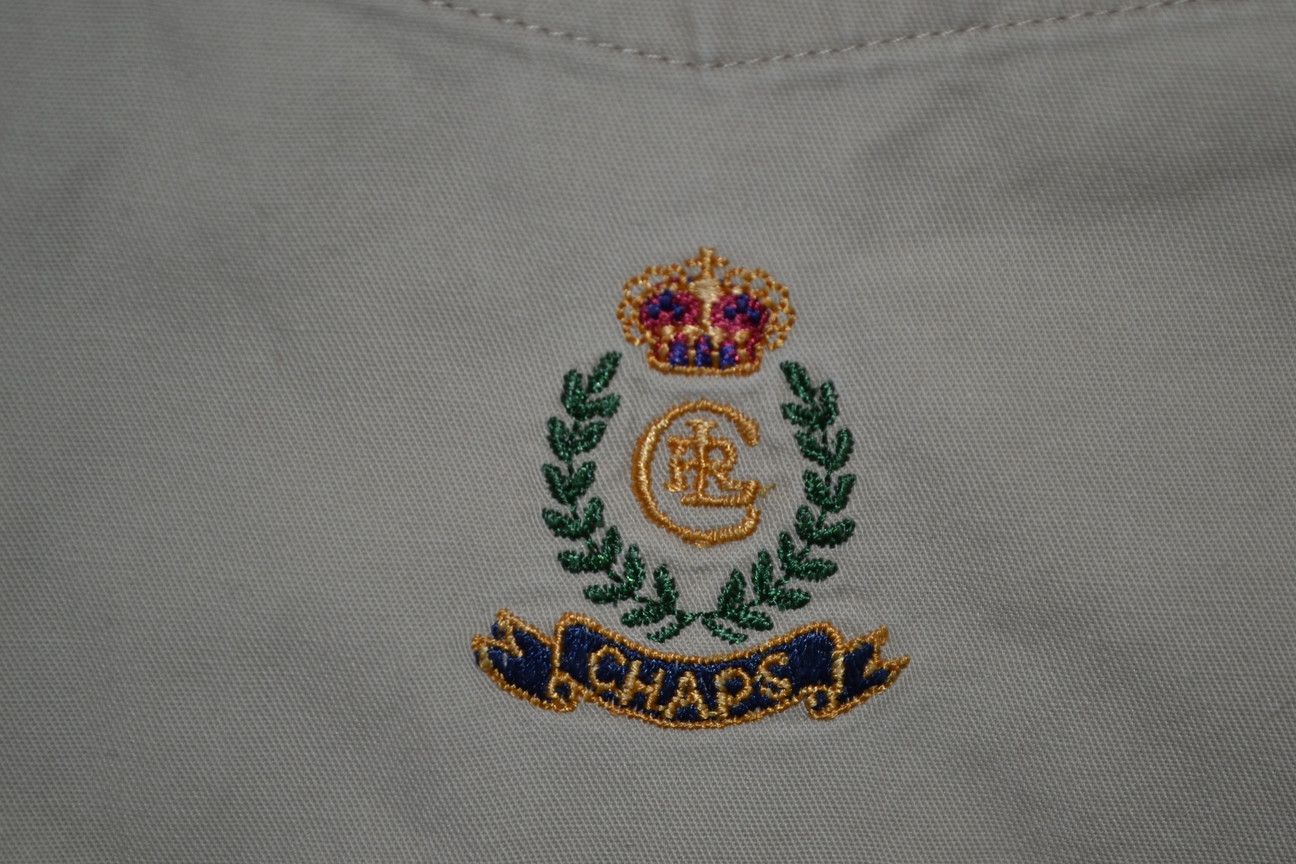 Chaps Ralph Lauren × Ralph Lauren × Vintage Vintage 90s CHAPS RALPH LAUREN Embroidered Button Down Shirt Size US L / EU 52-54 / 3 - 4 Thumbnail