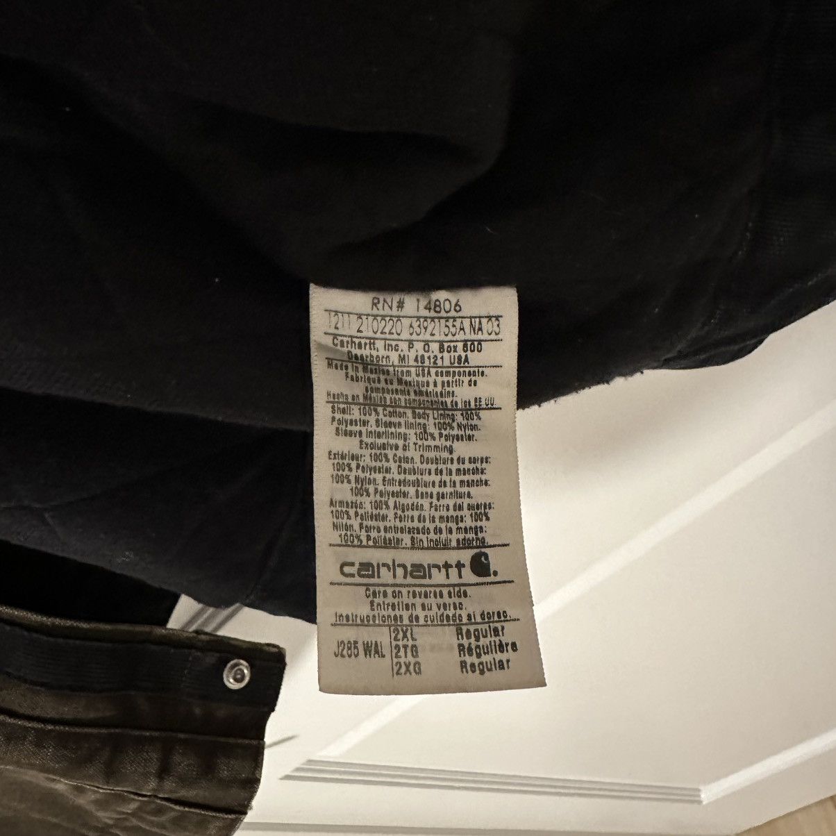 Carhartt Carhartt J285 WAL Multi-Pocket Quilt-Lined Jacket, Walnut Size US XXL / EU 58 / 5 - 7 Thumbnail