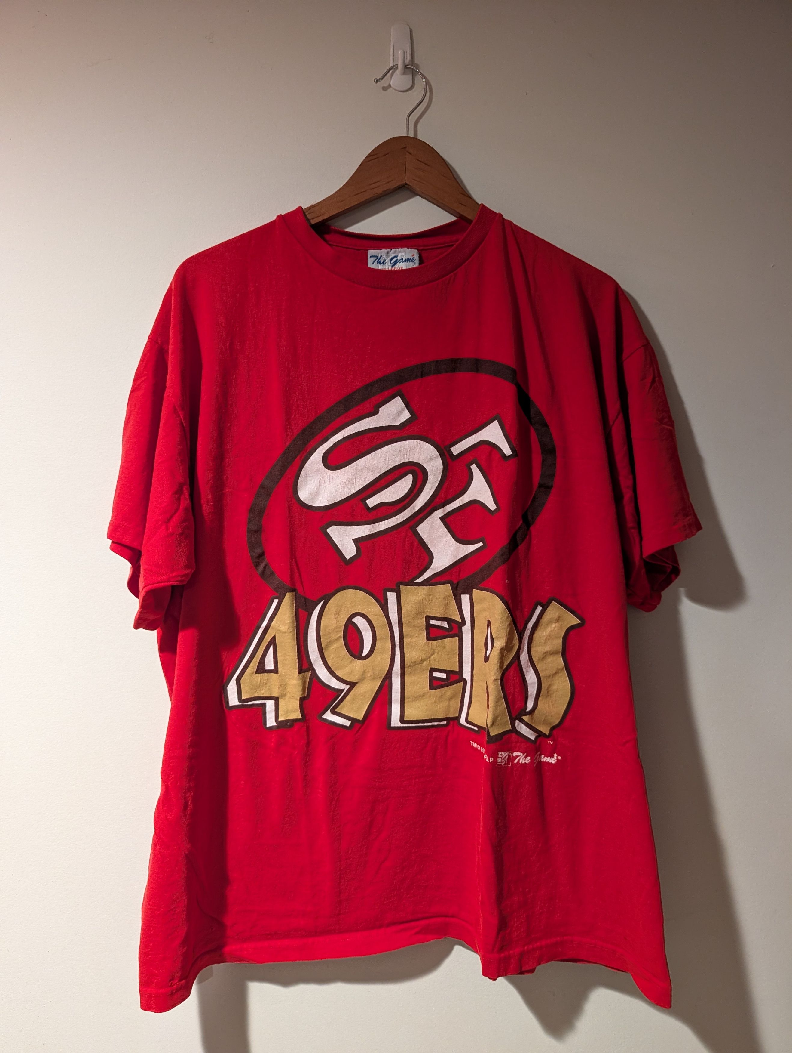 NFL Vintage 1993 San Francisco 49ers The Game T-Shirt NFL Size US XL / EU 56 / 4 - 1 Thumbnail