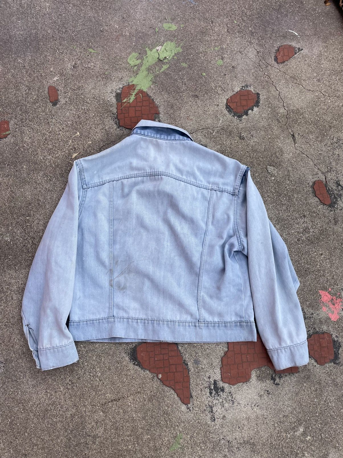 Vintage 1960s faded denim jacket Size US L / EU 52-54 / 3 - 2 Thumbnail