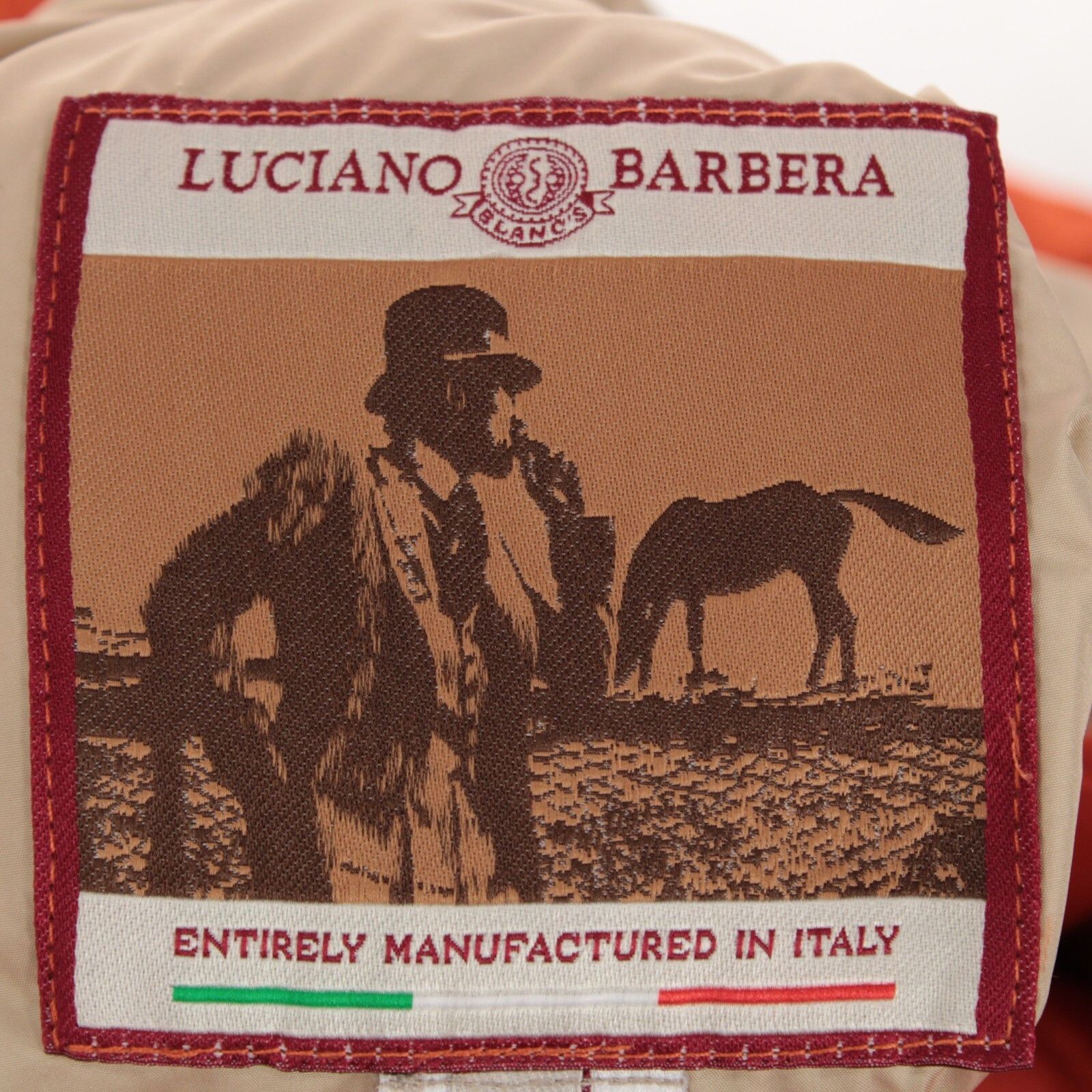 Luciano Barbera Luciano Barbera Jacket Size S US In Orange Polyester Size US S / EU 44-46 / 1 - 7 Thumbnail