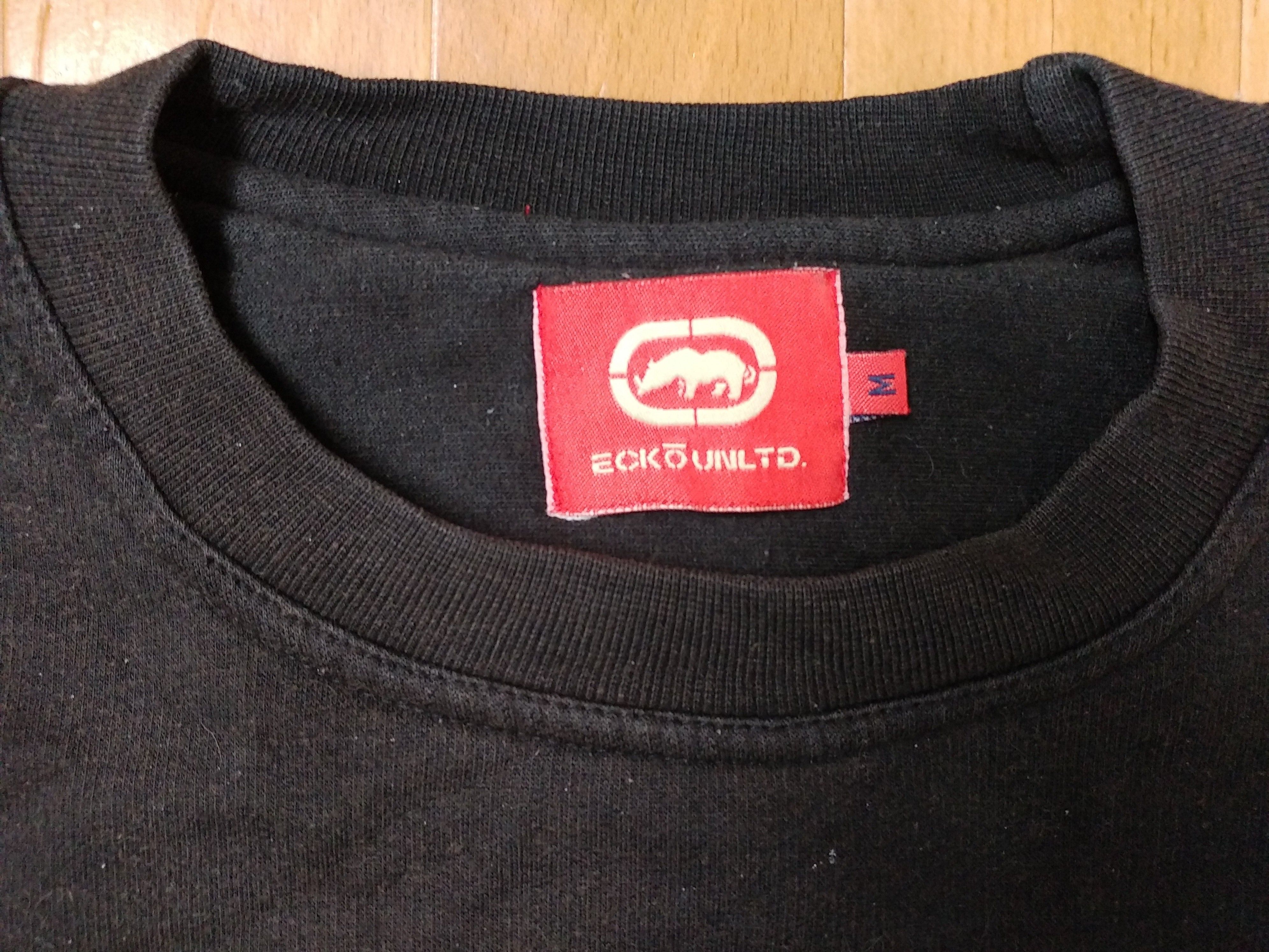 Ecko Unltd. ECKO UNLTD sweatshirt, black, vintage 90s hip hop, 1990s M Size US M / EU 48-50 / 2 - 5 Thumbnail