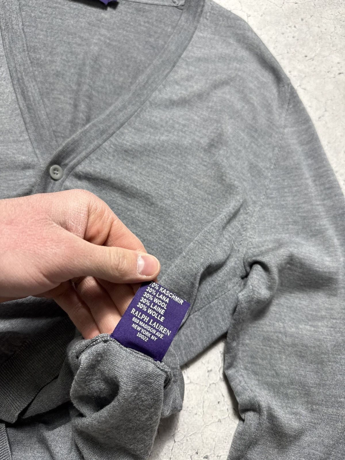 Ralph Lauren Purple Label Ralph Lauren Purple Label Men’s Cardigan Size M Cashmere Size US M / EU 48-50 / 2 - 8 Thumbnail