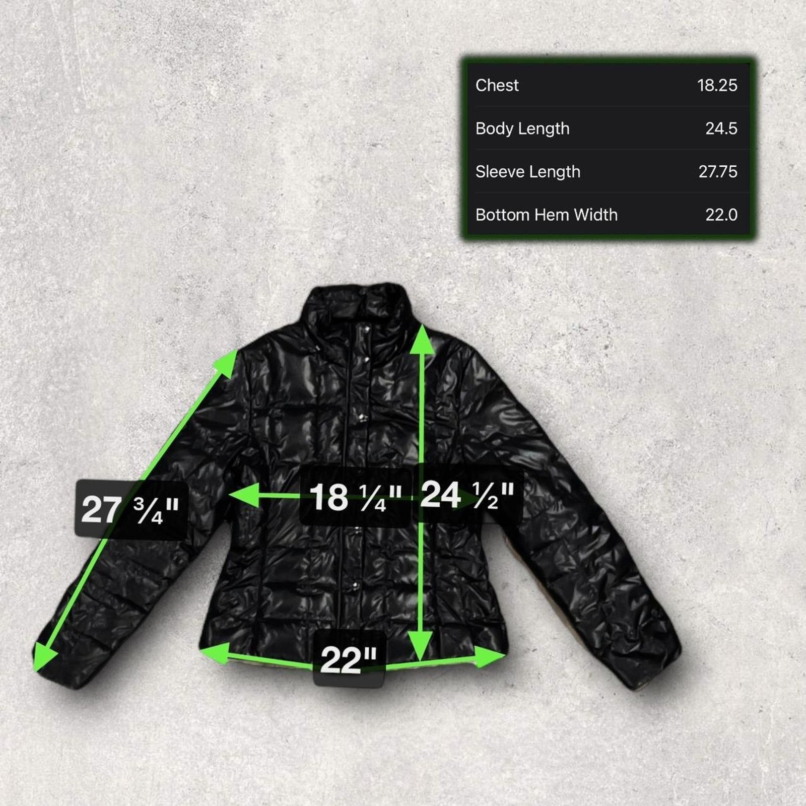 Other Marc New York Quilted Black Button-Up Puffer Jacket Size S / US 4 / IT 40 - 5 Thumbnail