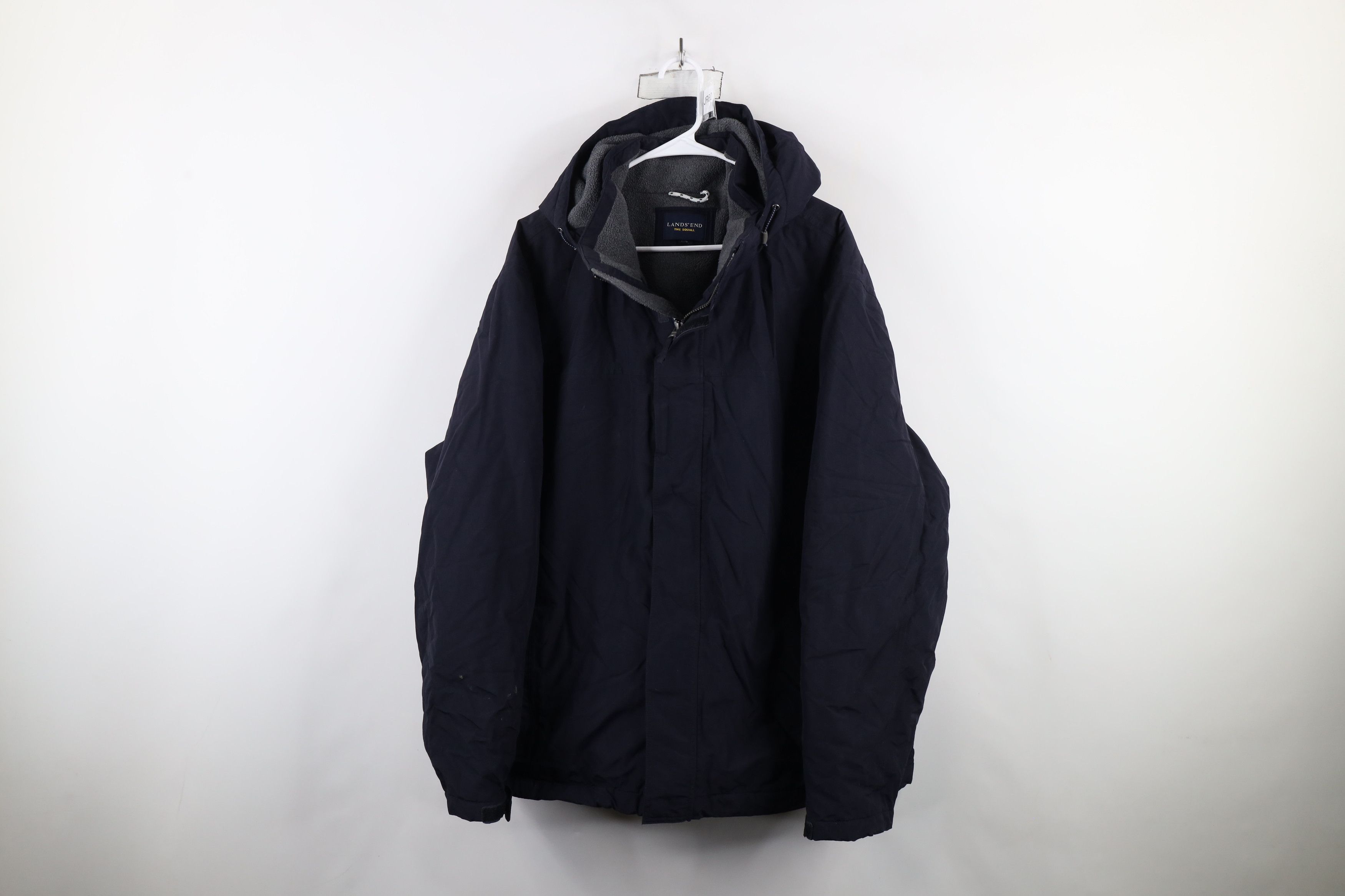 Lands' End × Vintage Vintage Y2K Lands End The Squall Lined Hooded Jacket Blue Size US XXL / EU 58 / 5 - 1 Thumbnail