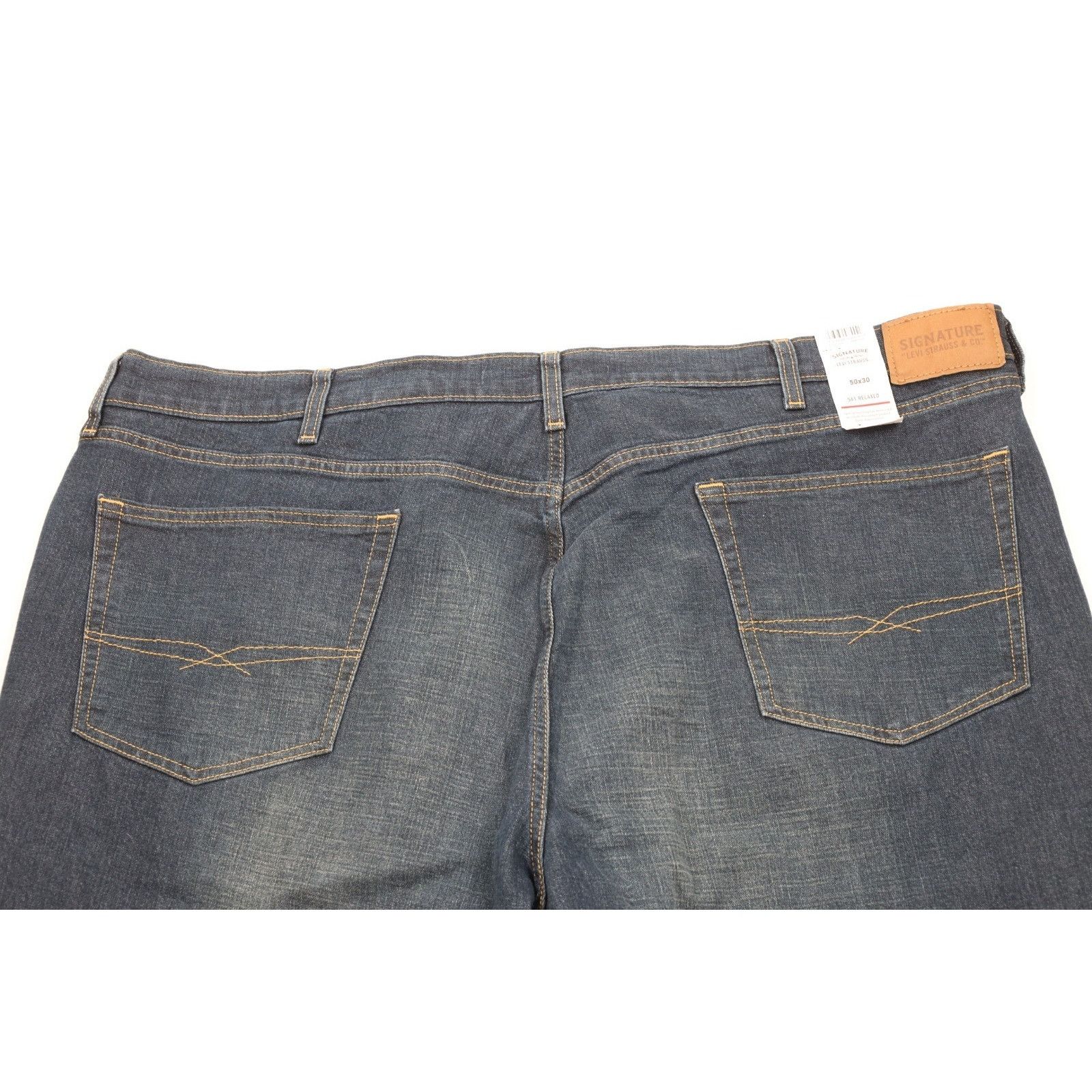 Levi's New Levis Mens Stretch Relaxed Fit Wide Leg Jeans 50x30 Size US 44 / EU 60 - 11 Thumbnail