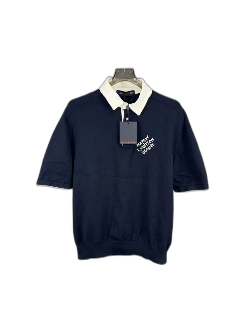 Louis Vuitton Louis Vuitton Pearl Embroidery Short Sleeve Polo-2506 Size US M / EU 48-50 / 2 - 1 Thumbnail