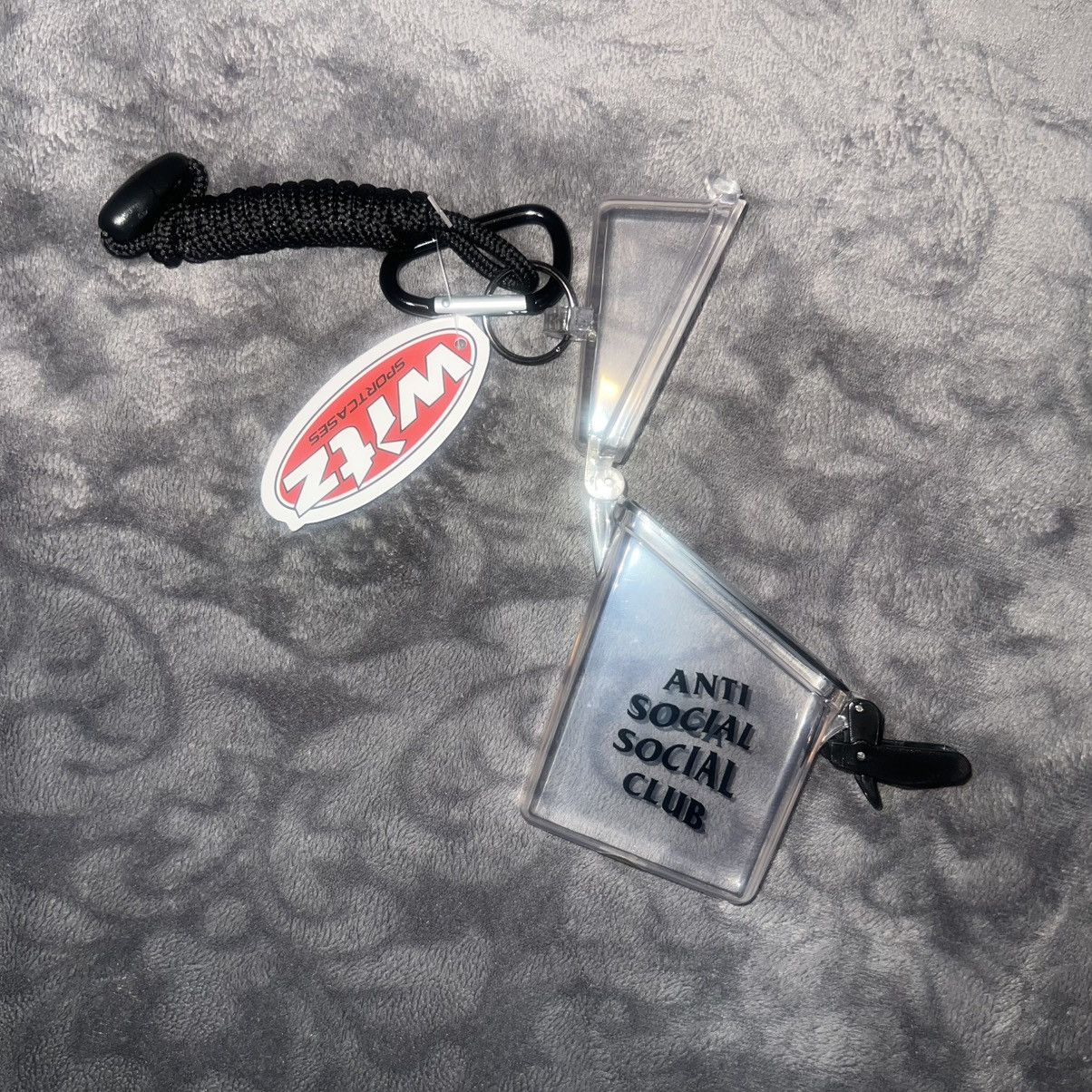 Anti Social Social Club NEW Anti Social Social Club Capitalize Card Holder Clear Size ONE SIZE - 4 Thumbnail