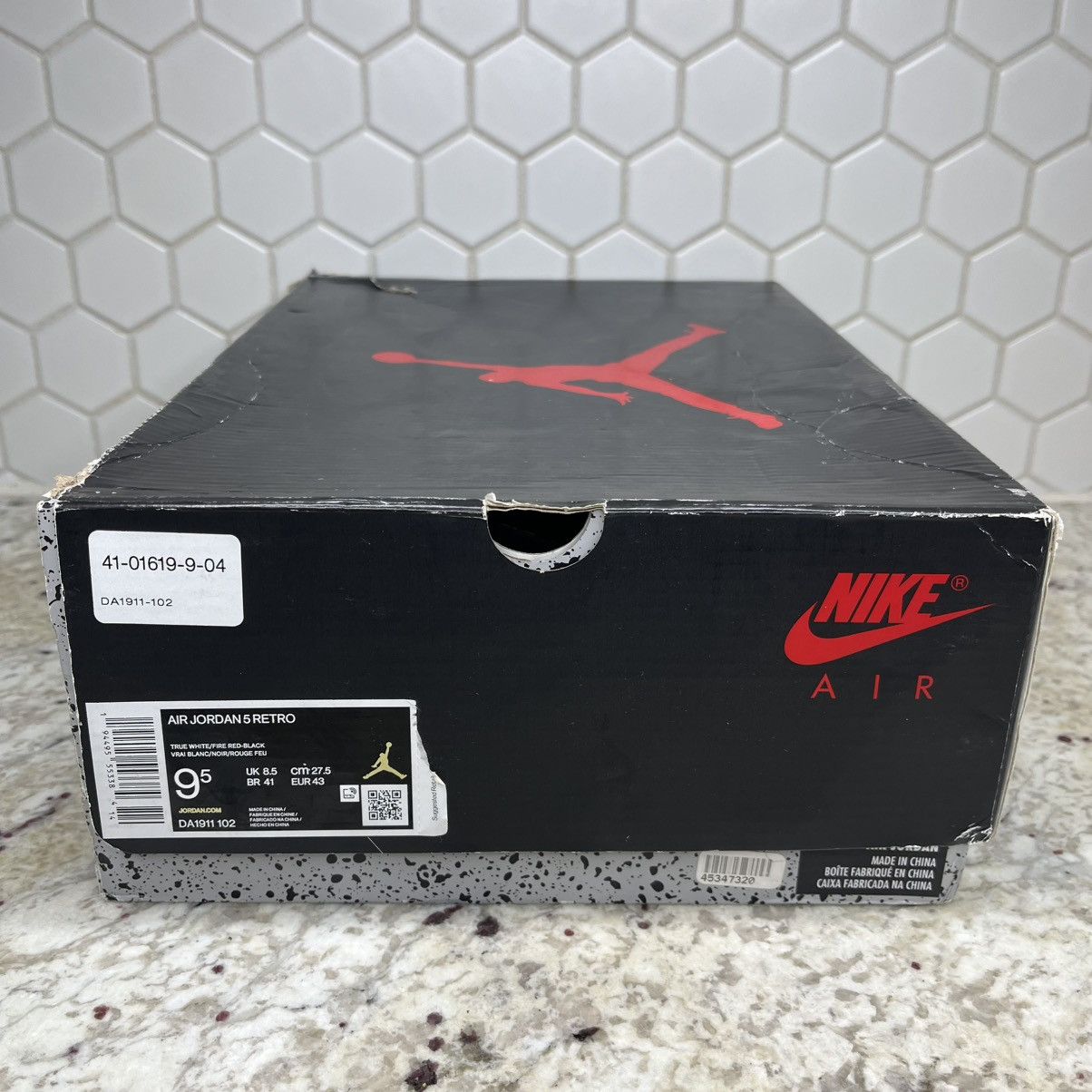 Jordan Brand Size 9.5 - Jordan 5 Retro Fire Red 2020 Clean W/Box Size US 9.5 / EU 42-43 - 18 Thumbnail