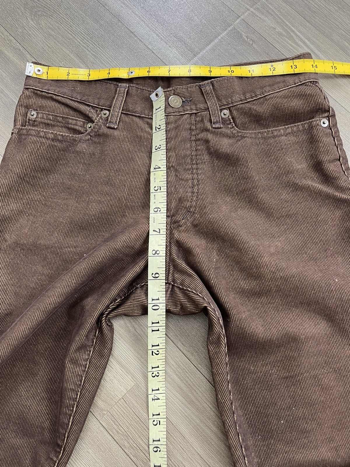 Tornado Mart 2000s Tornado Mart Japan Corduroy Flared Jeans Lgb Style Y2K Size US 27 - 17 Thumbnail
