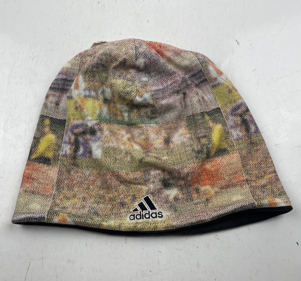 Adidas rare design adidas beanie hat tc47 Size ONE SIZE - 2 Thumbnail