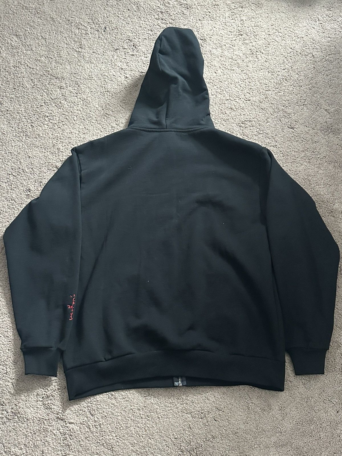 Travis Scott RARE Travis Scott Blackout Hoodie Size US L / EU 52-54 / 3 - 4 Thumbnail