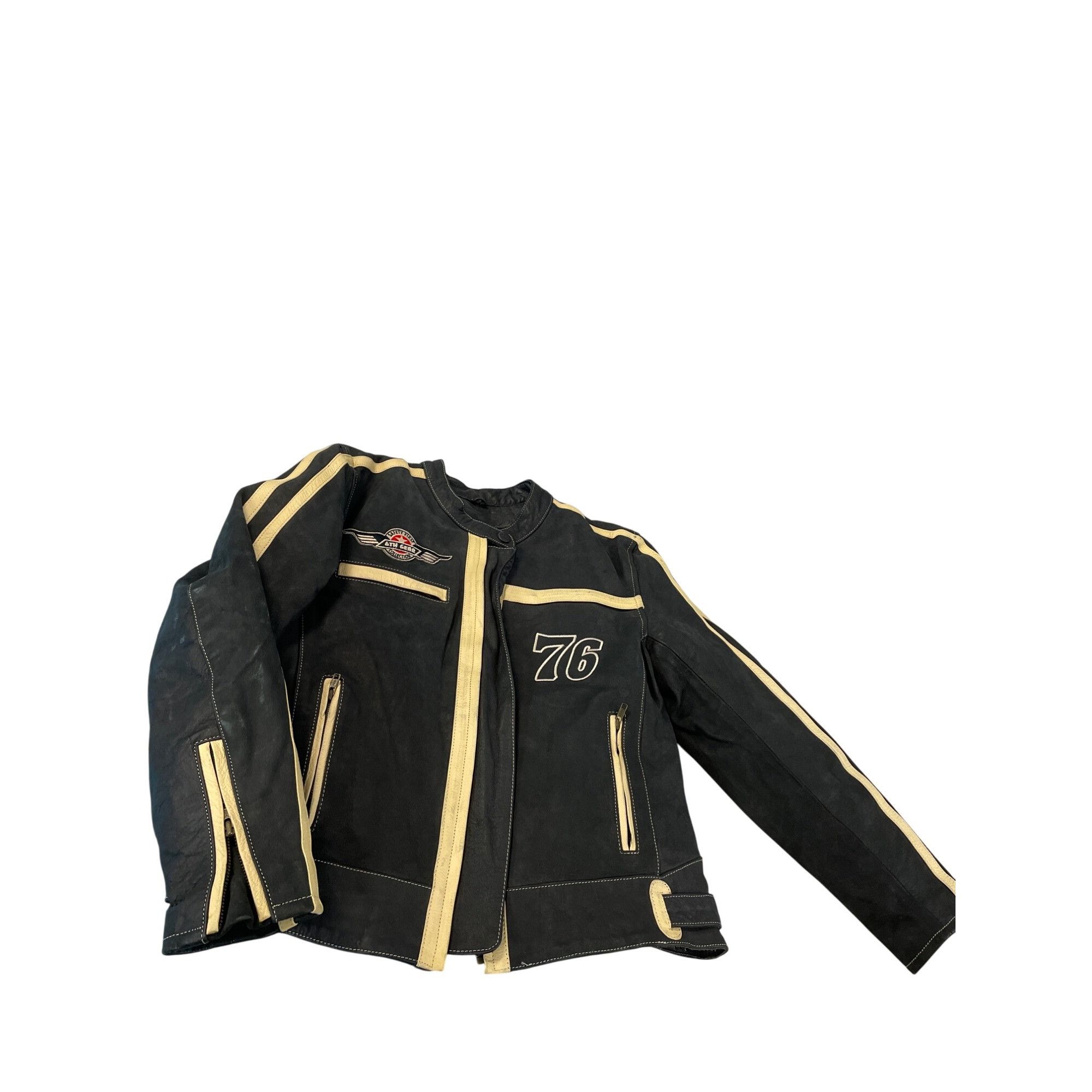 Other 6th Gear Speedicec womans Black Beige Leather Motorcycle Jac Size M / US 6-8 / IT 42-44 - 16 Thumbnail