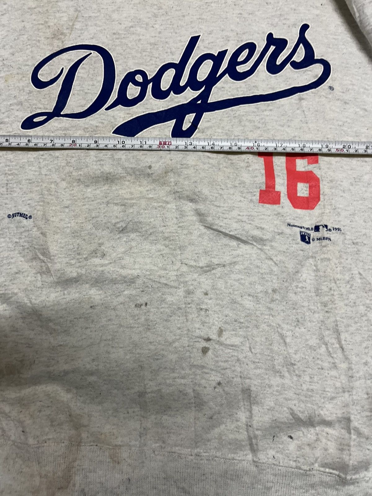 MLB 💥Offer Me💥 Dodgers No 16 Nomo Oversized Size US L / EU 52-54 / 3 - 13 Thumbnail