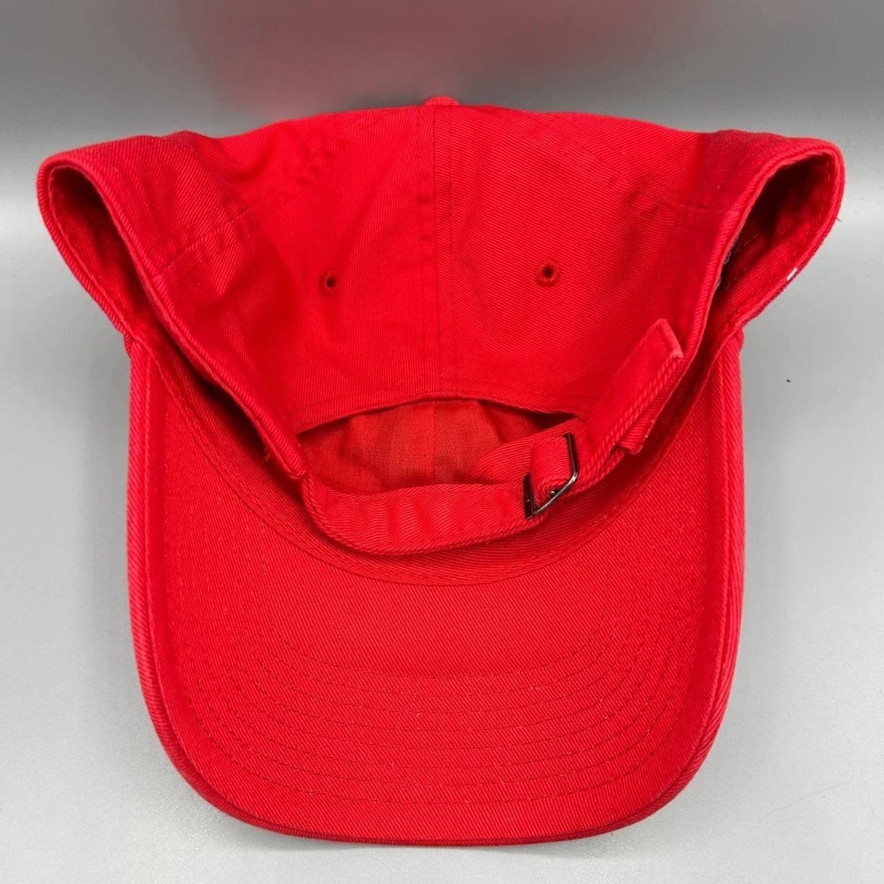 Nike Nike Heritage86 Hat Men Red Blue Embroidered Strap Back Cap Size ONE SIZE - 3 Thumbnail