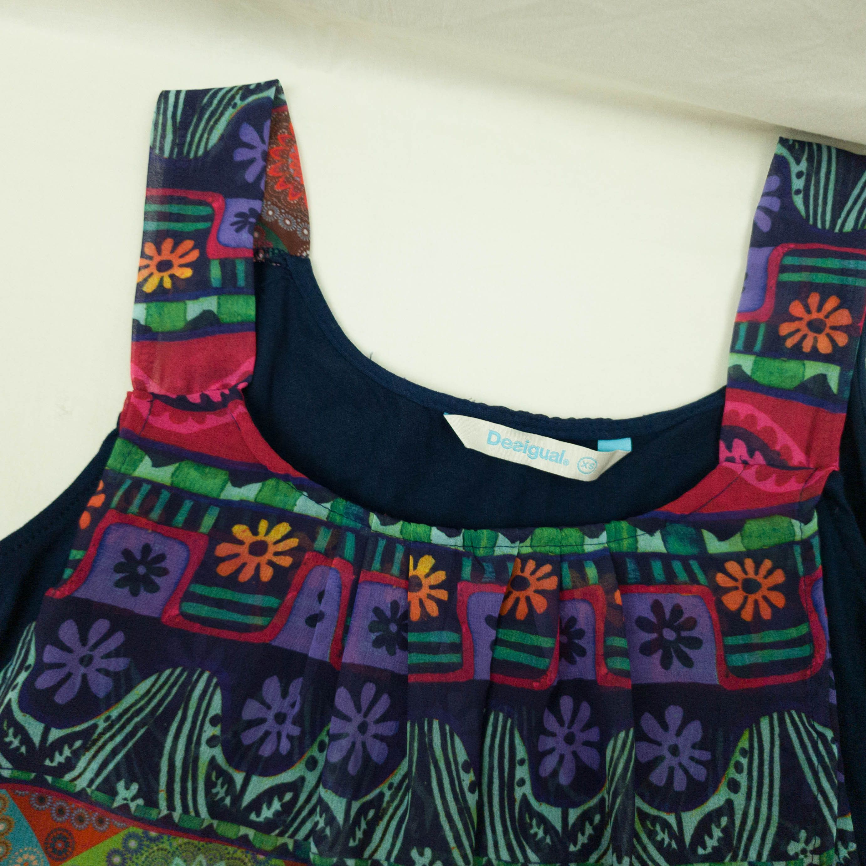 Desigual Desigual womens top vest tank viscose size S ( LABEL XS) Size S / US 4 / IT 40 - 5 Thumbnail