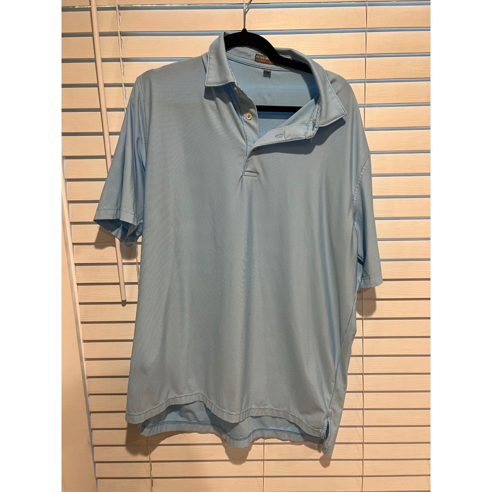 Peter Millar Peter Millar Summer Comfort Light Blue Striped Golf Polo Shi Size US L / EU 52-54 / 3 - 1 Thumbnail