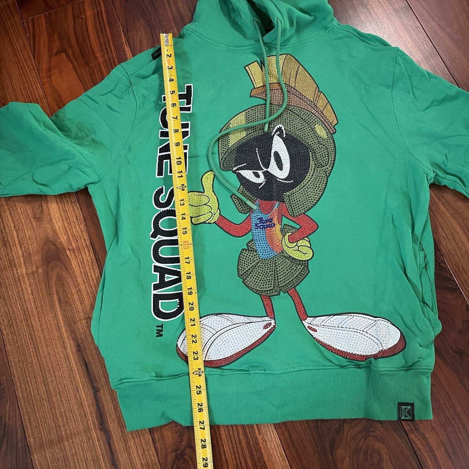 Warner Bros De Kryptic Space Jam A New Legacy Tune Squad Hoodie Green2XL Size US XXL / EU 58 / 5 - 8 Thumbnail