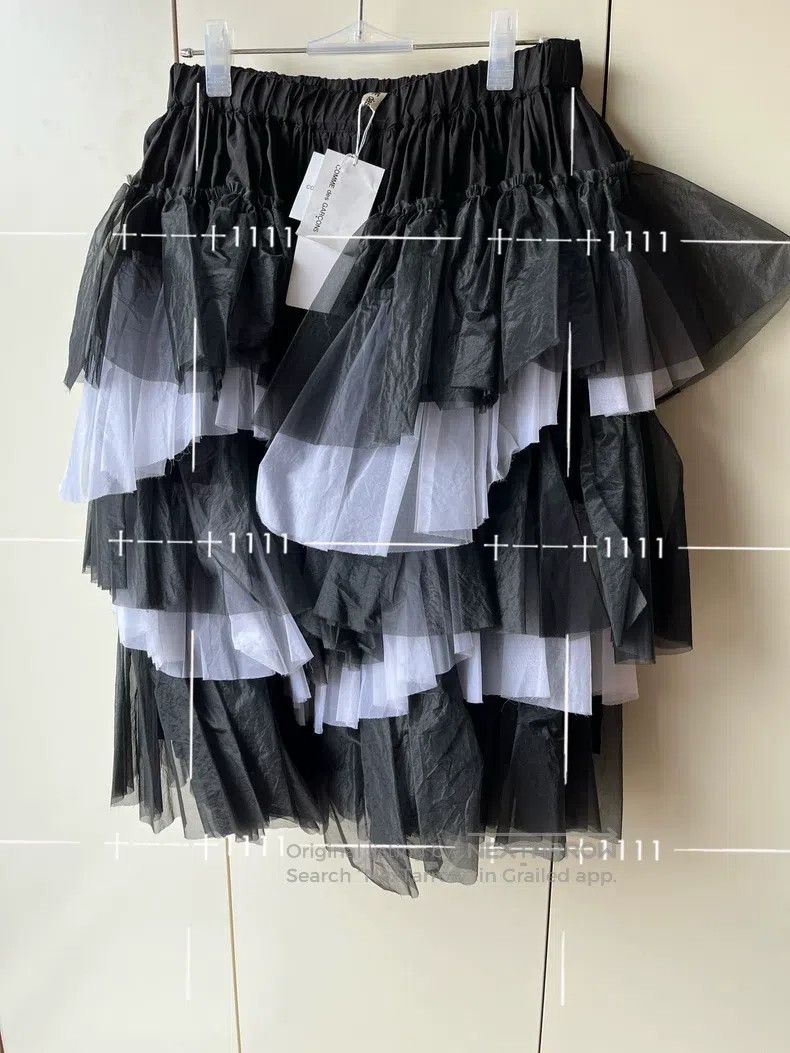 Comme des Garcons Comme Des Garcons size S Color Layered Pleated Cake Skirt Size 23" - 7 Thumbnail