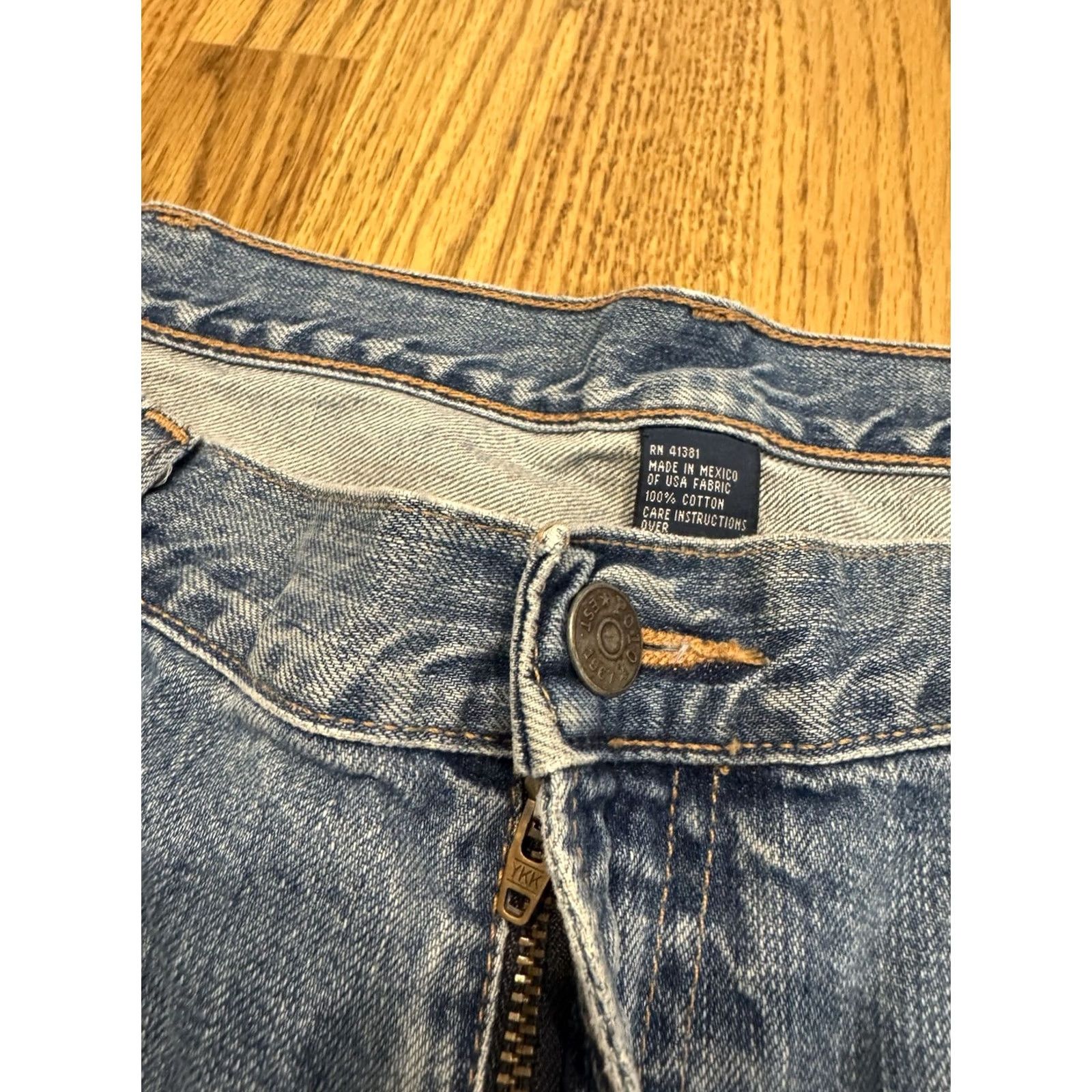Polo Ralph Lauren VINTAGE Polo Ralph Lauren Jeans Co Mens 40x32 Denim Pants Blue Straight 90s USA Size US L / EU 52-54 / 3 - 2 Thumbnail