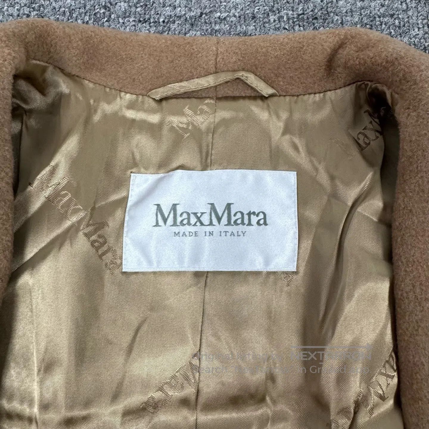 Max Mara MaxMara size 34 Medium-length wool coat with tie belt| Size S / US 4 / IT 40 - 5 Thumbnail