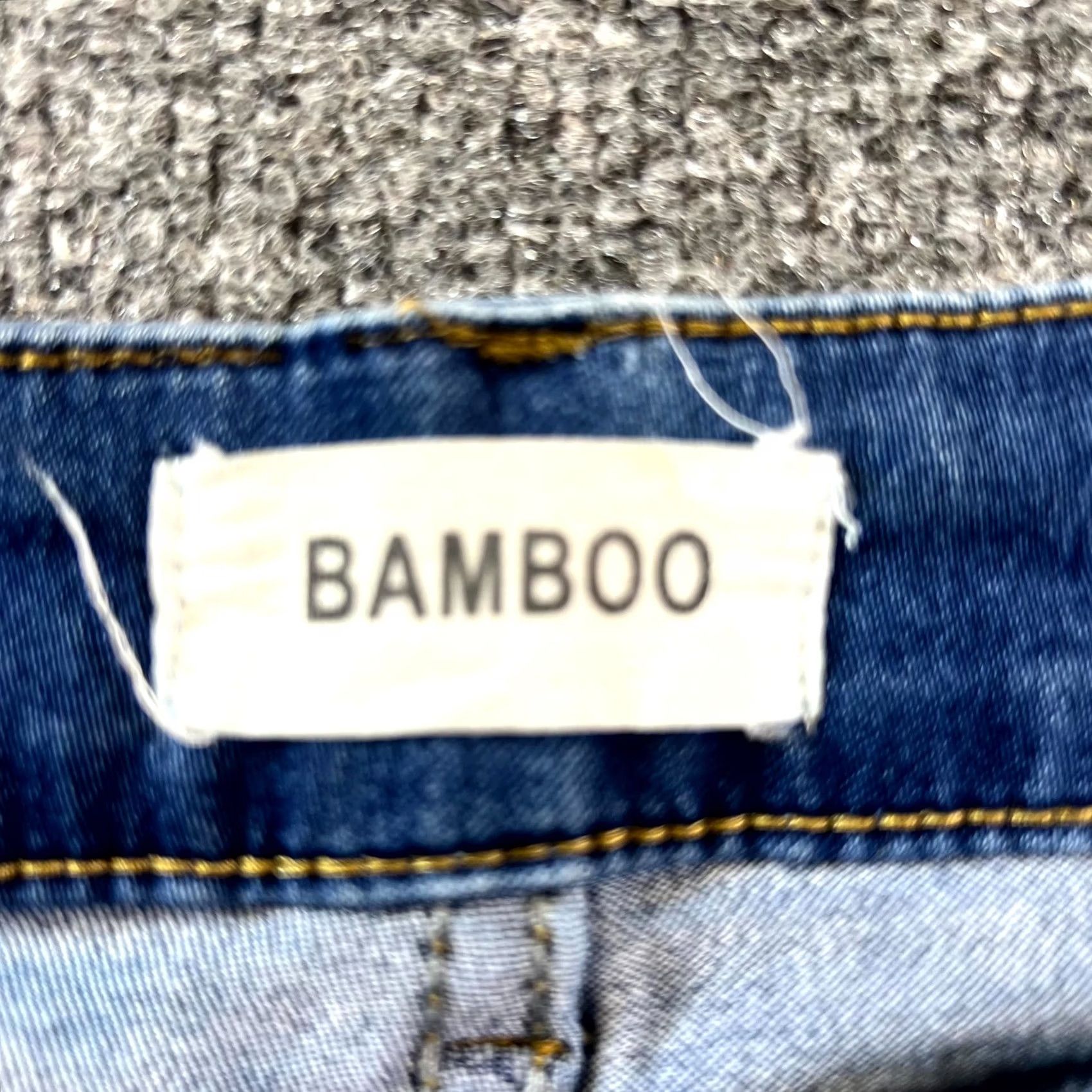 Vintage Bamboo Skinny Jeans Women's 11 Blue Cotton Denim Stretch Travel Faded Outdoor Streetwear Season: All-Season Size 32" / US 10 / IT 46 - 5 Thumbnail