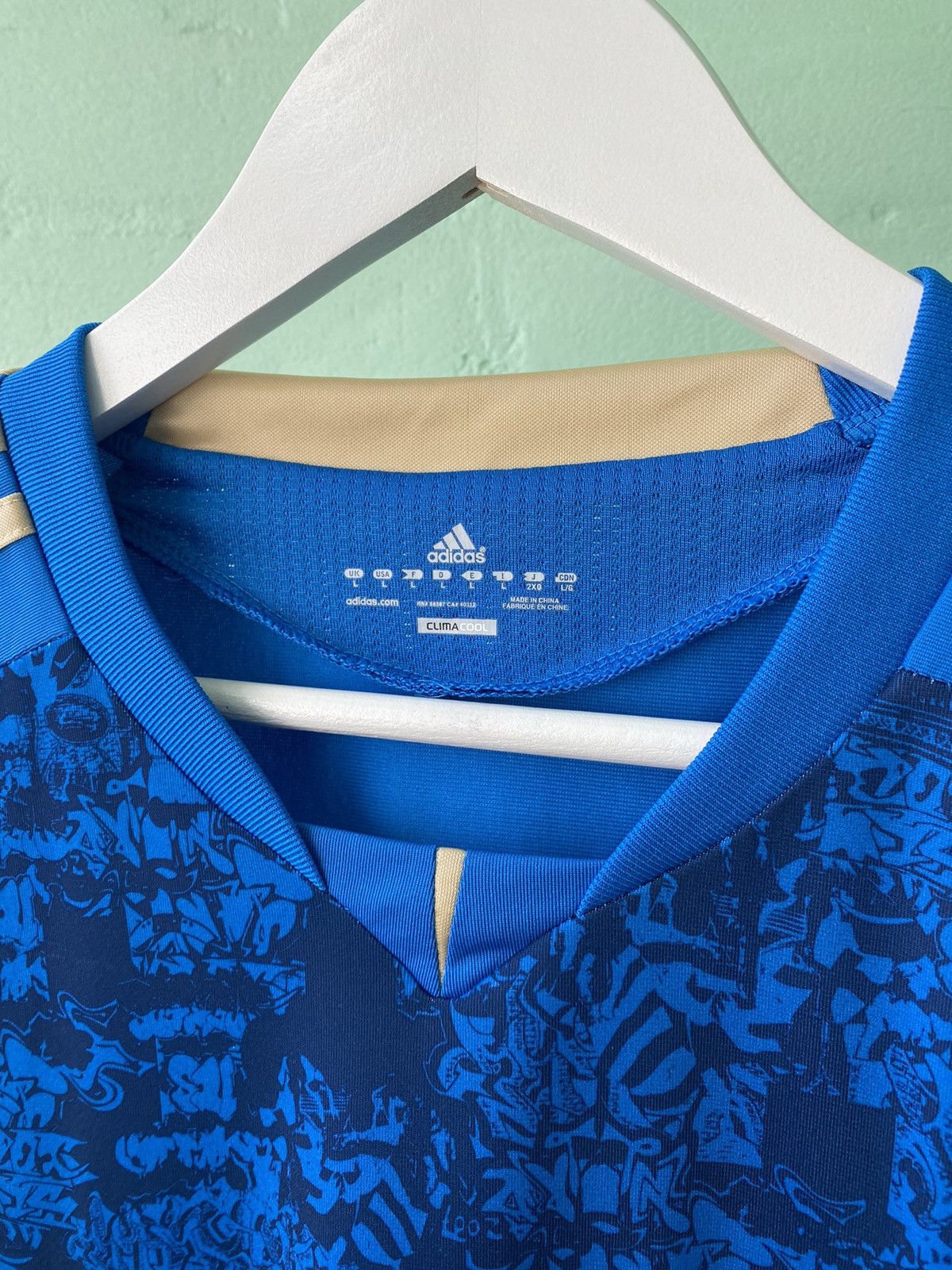 Adidas Olympique Marseille Adidas Soccer Jersey 2011/2012 Football Size US L / EU 52-54 / 3 - 7 Thumbnail