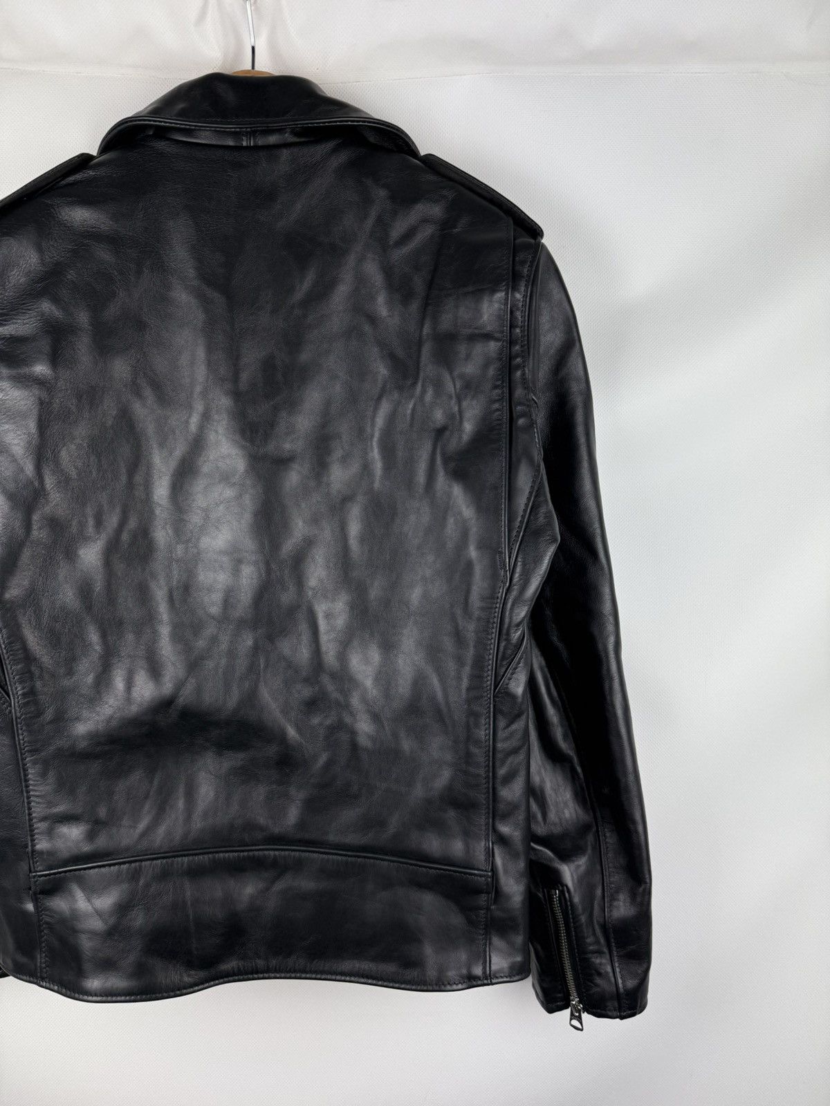 Schott Schott Perfecto Ladies Leather Biker Full Zip Jacket USA Size XS / US 0-2 / IT 36-38 - 14 Thumbnail