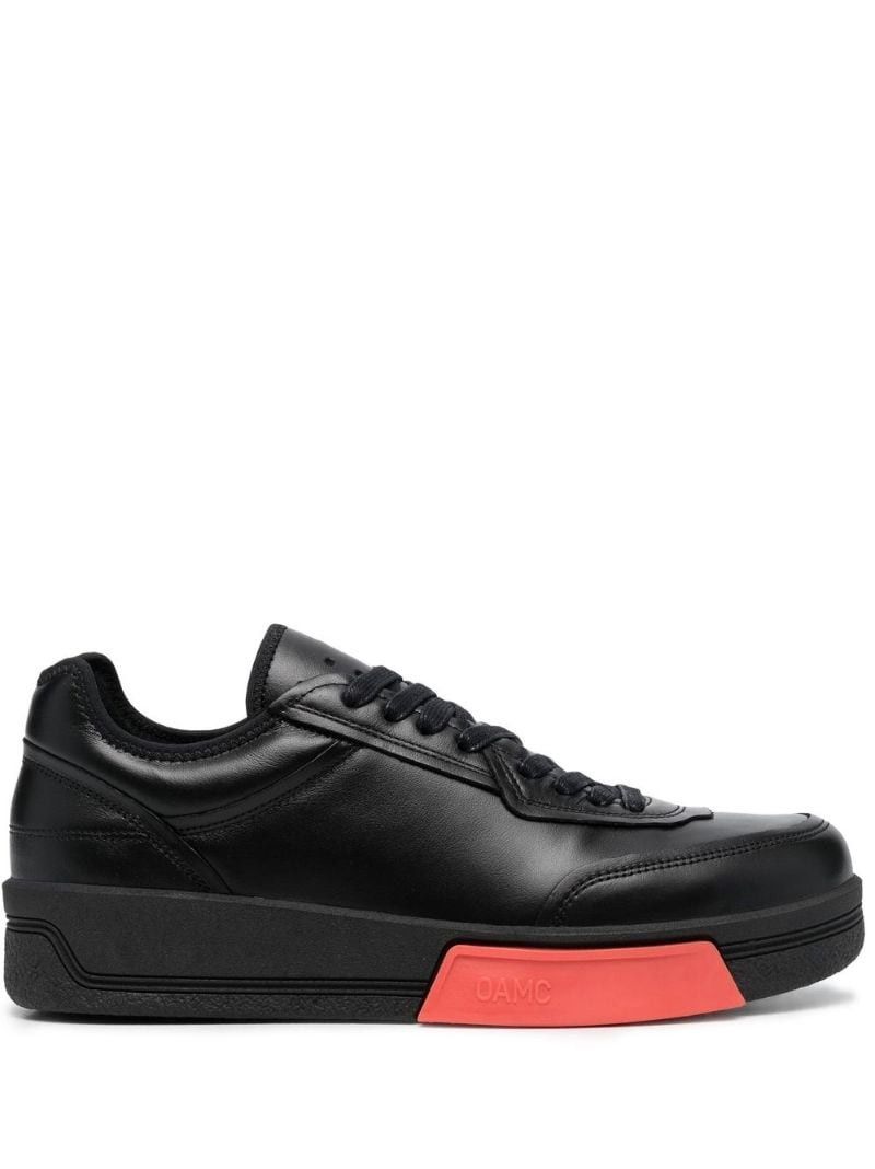 OAMC o1y0225 Logo Low-Top Sneakers in Black Size US 9 / EU 42 - 1 Thumbnail