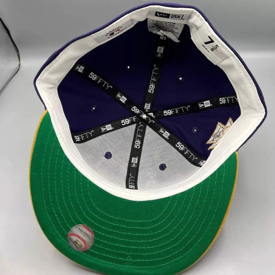 New Era Houston Astros Hat Men 7 5/8 59Fifty New Era MLB Fitted Cap Size ONE SIZE - 2 Thumbnail
