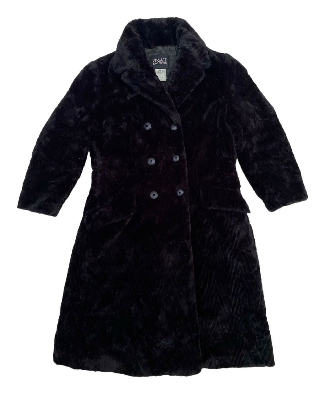 Versace VERSACE FURR LONG JACKET Size S / US 4 / IT 40 - 1 Thumbnail