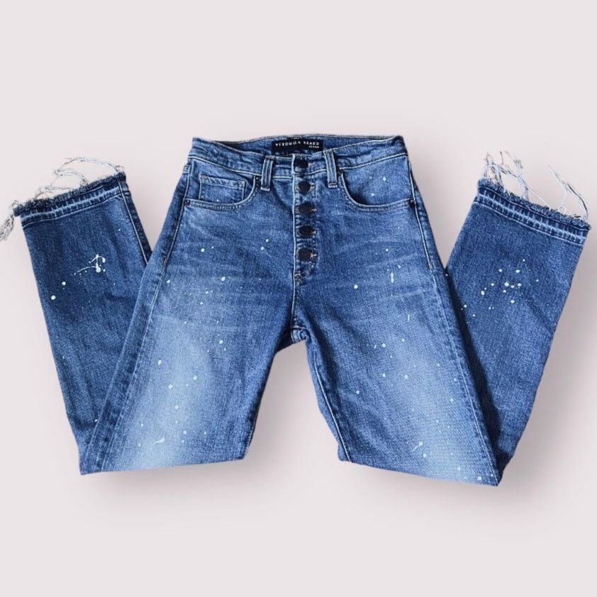 Veronica Beard Veronica Beard Blue Jeans | Size 25 Size 26" / US 2 / IT 38 - 2 Thumbnail