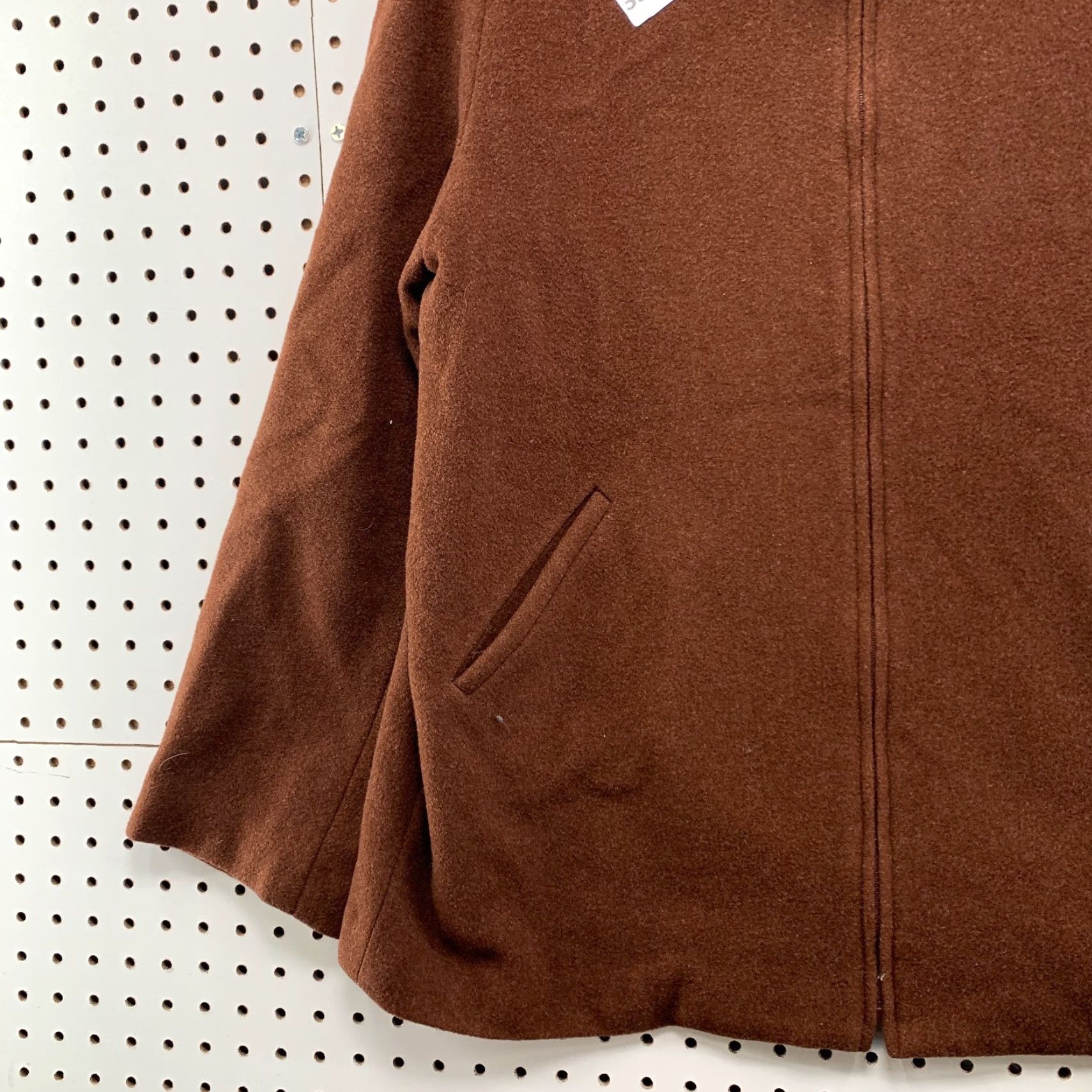 Eileen Fisher VINTAGE Eileen Fisher Brown Wool Jacket Womens Medium Long Sleeve Zip Italian Size M / US 6-8 / IT 42-44 - 7 Thumbnail