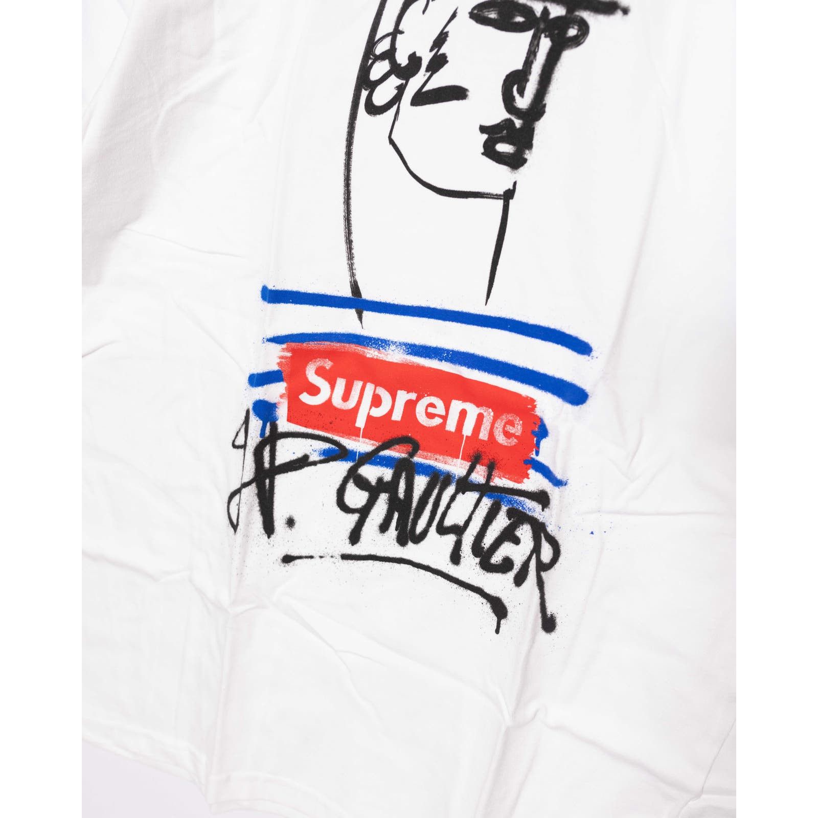 今季ブランド Supreme☆Jean. Paul☆GAULTIER☆M☆ホワイト トップス ...