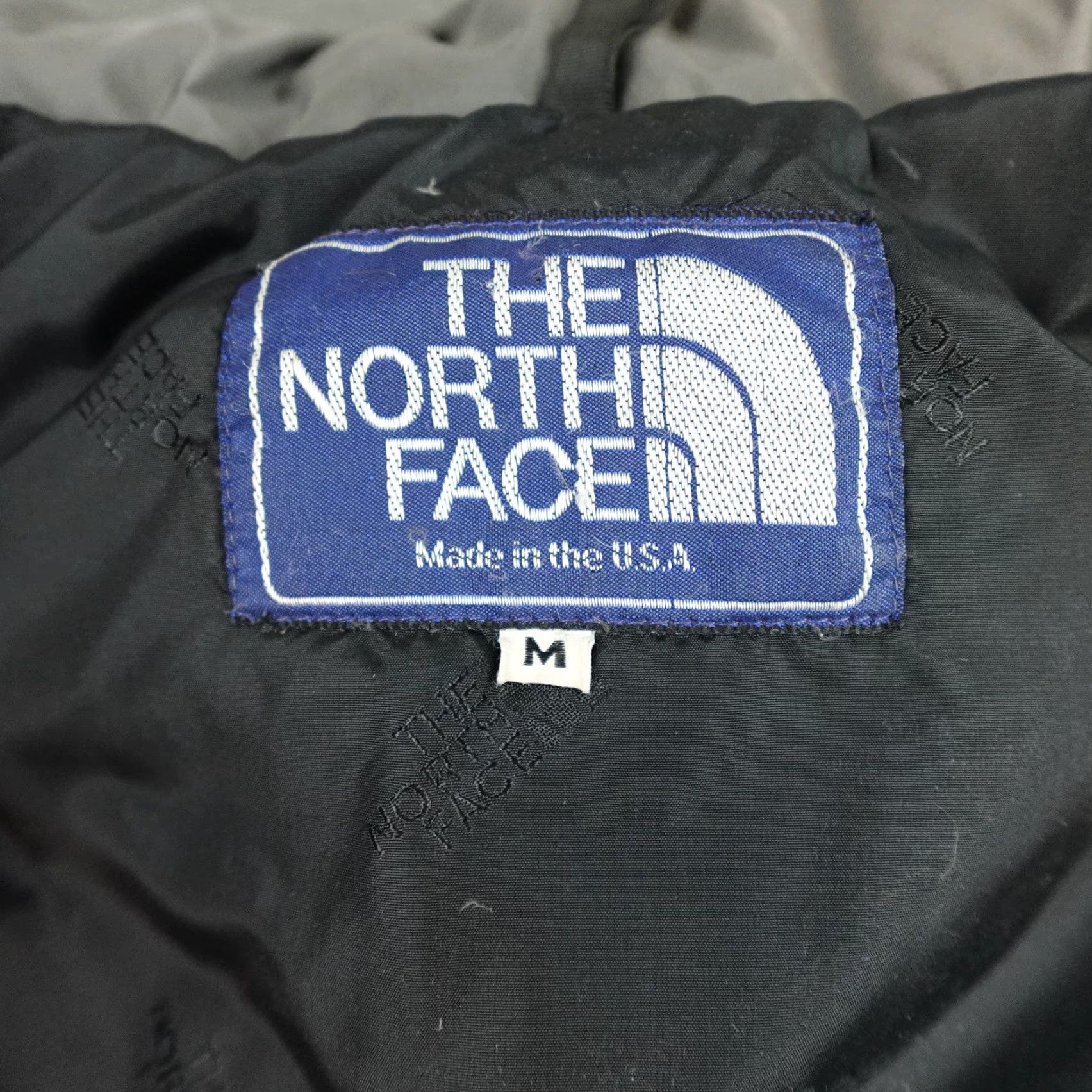 The North Face VINTAGE The North Face Jacket Mens Medium Gray Down Puffer Bomber USA 80s Size M / US 6-8 / IT 42-44 - 6 Thumbnail